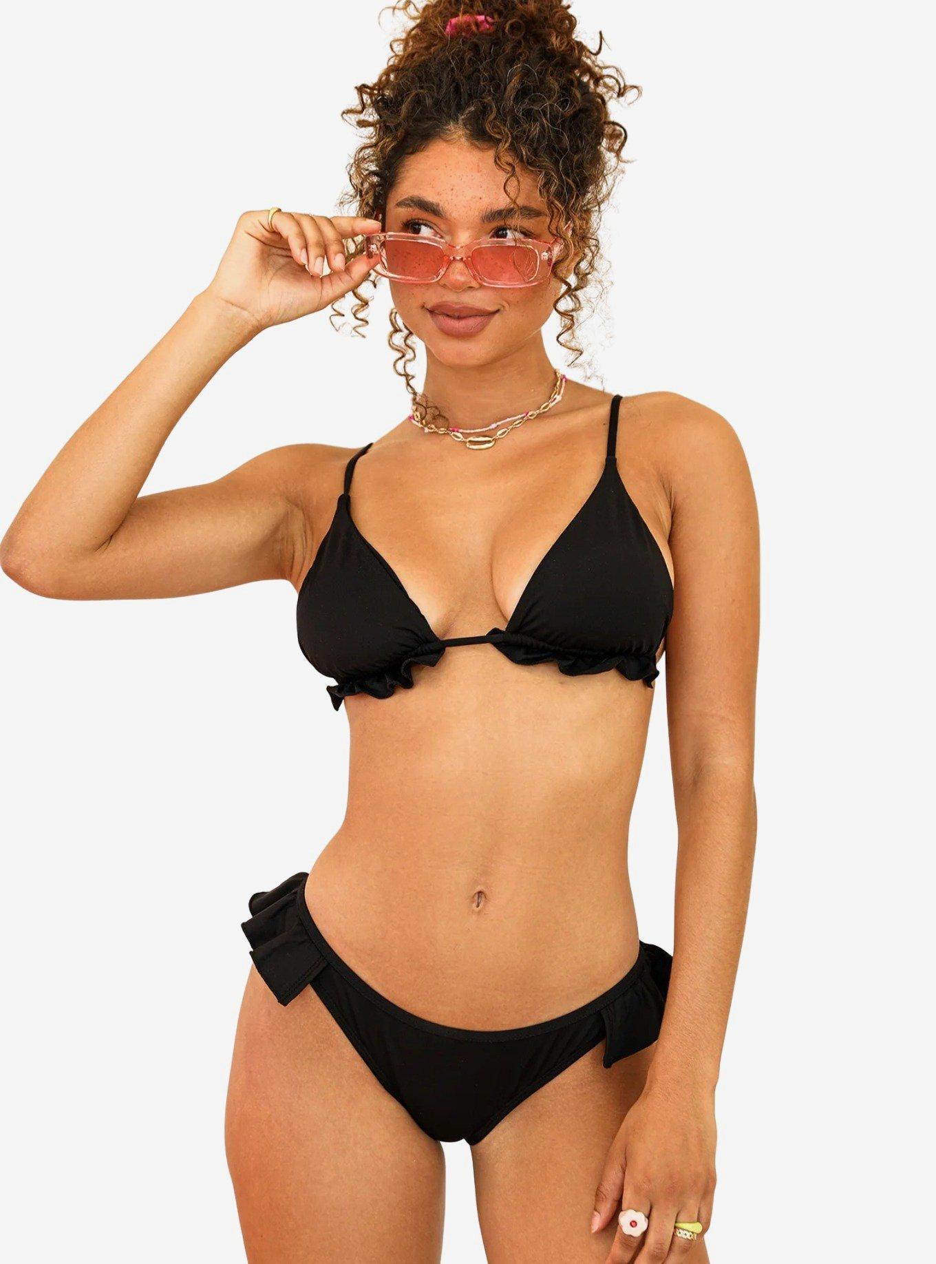 Dippin' Daisy's Isla Swim Top Black, BLACK, hi-res