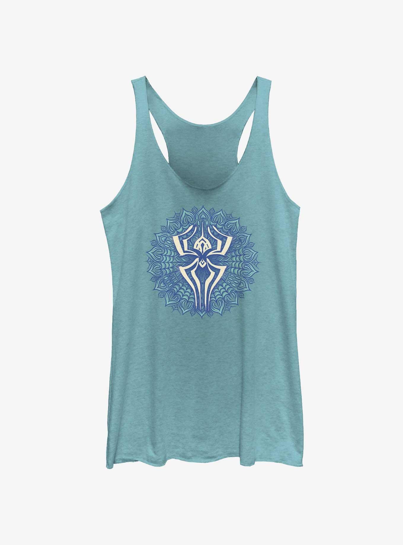 Marvel Spider-Man: Across The Spiderverse Pavitr Mandala Web Womens Tank Top, TAHI BLUE, hi-res