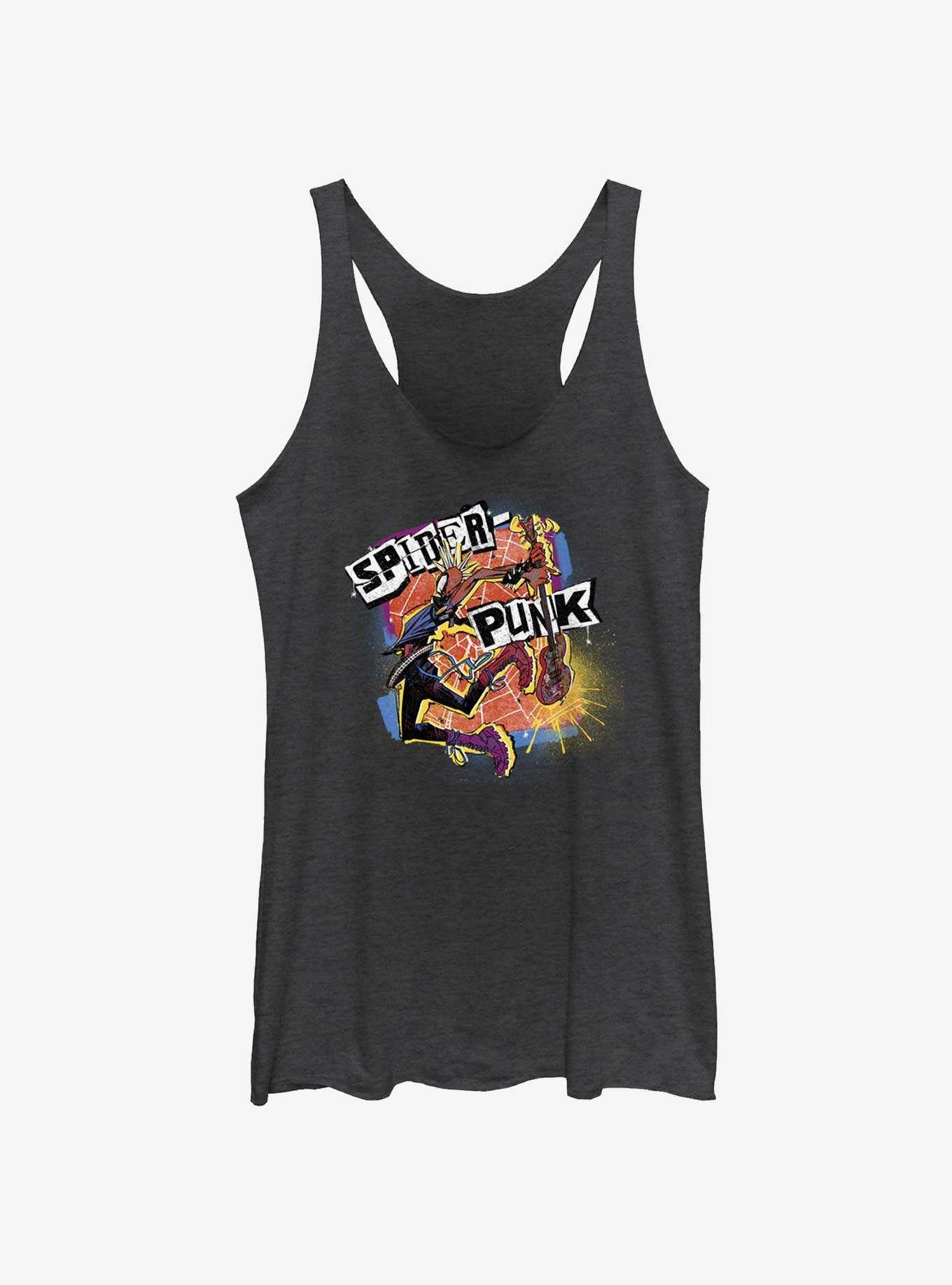 Marvel Spider-Man: Across The Spiderverse Rock On Spider-Punk Womens Tank Top, , hi-res