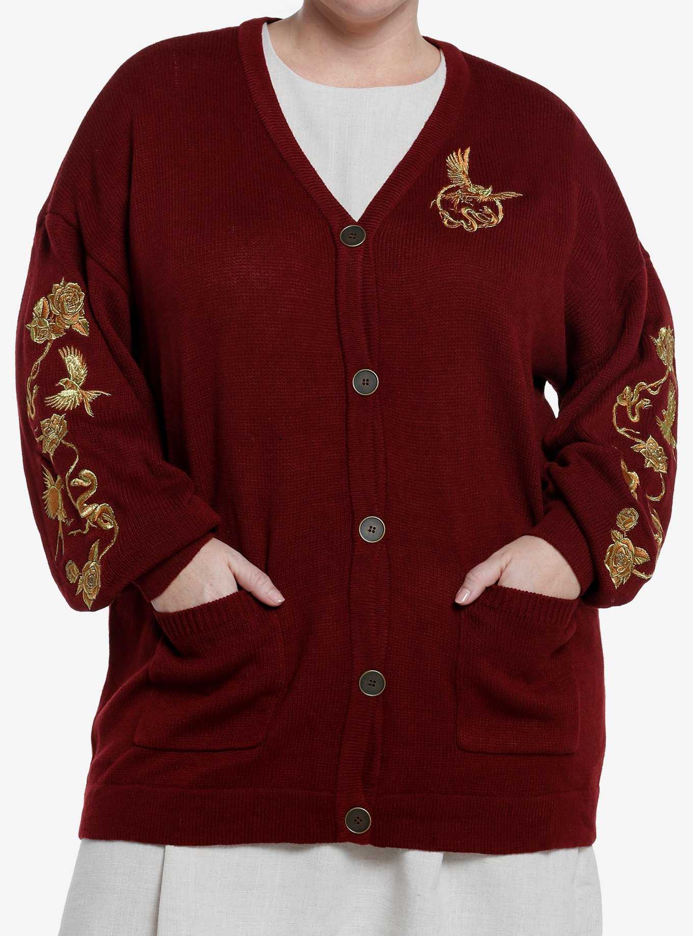 The Hunger Games: The Ballad Of Songbirds & Snakes Girls Embroidered Cardigan Plus Size, , hi-res