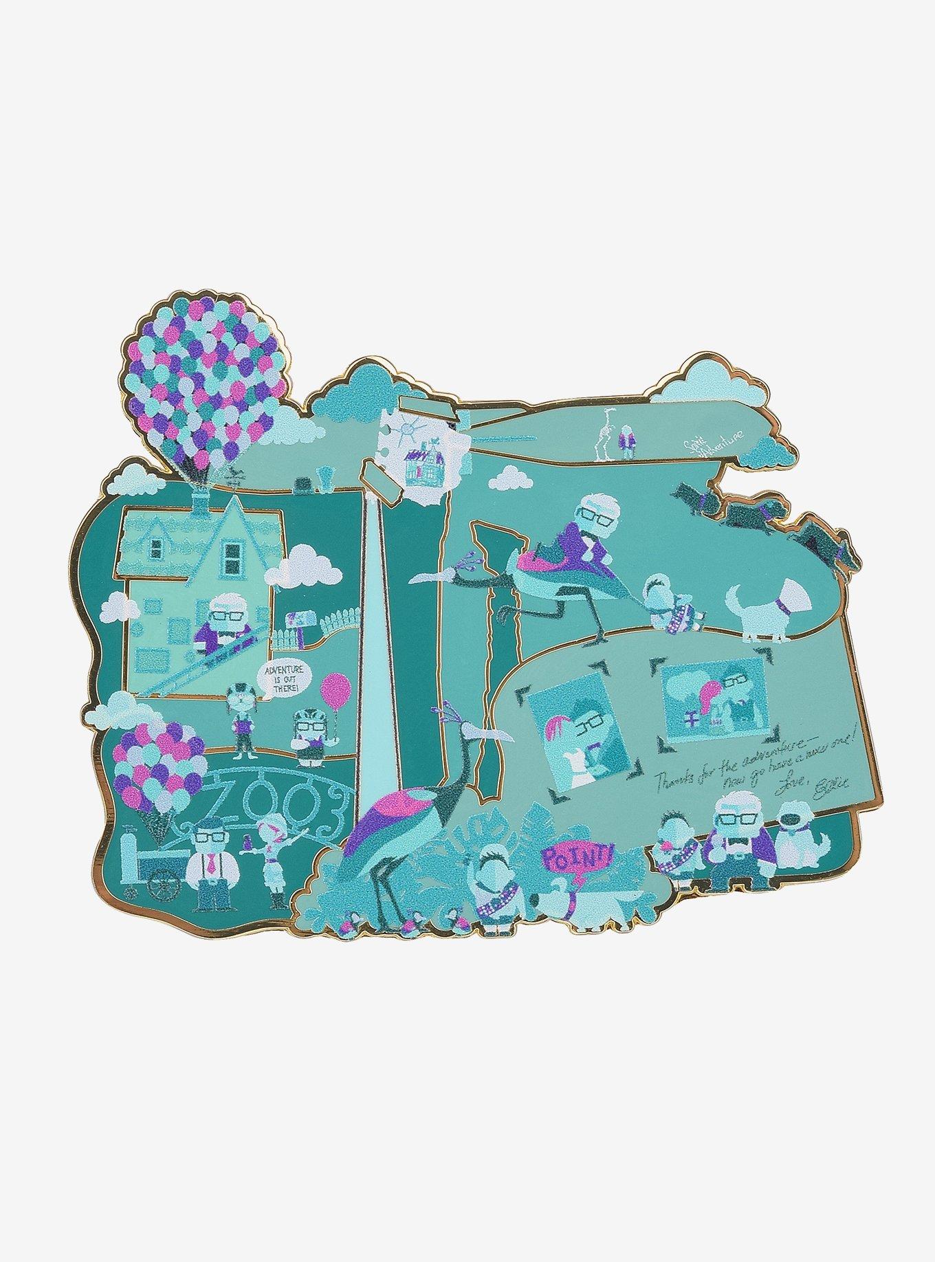 Disney Pixar Up Scenic Collage Enamel Pin - BoxLunch Exclusive, , hi-res