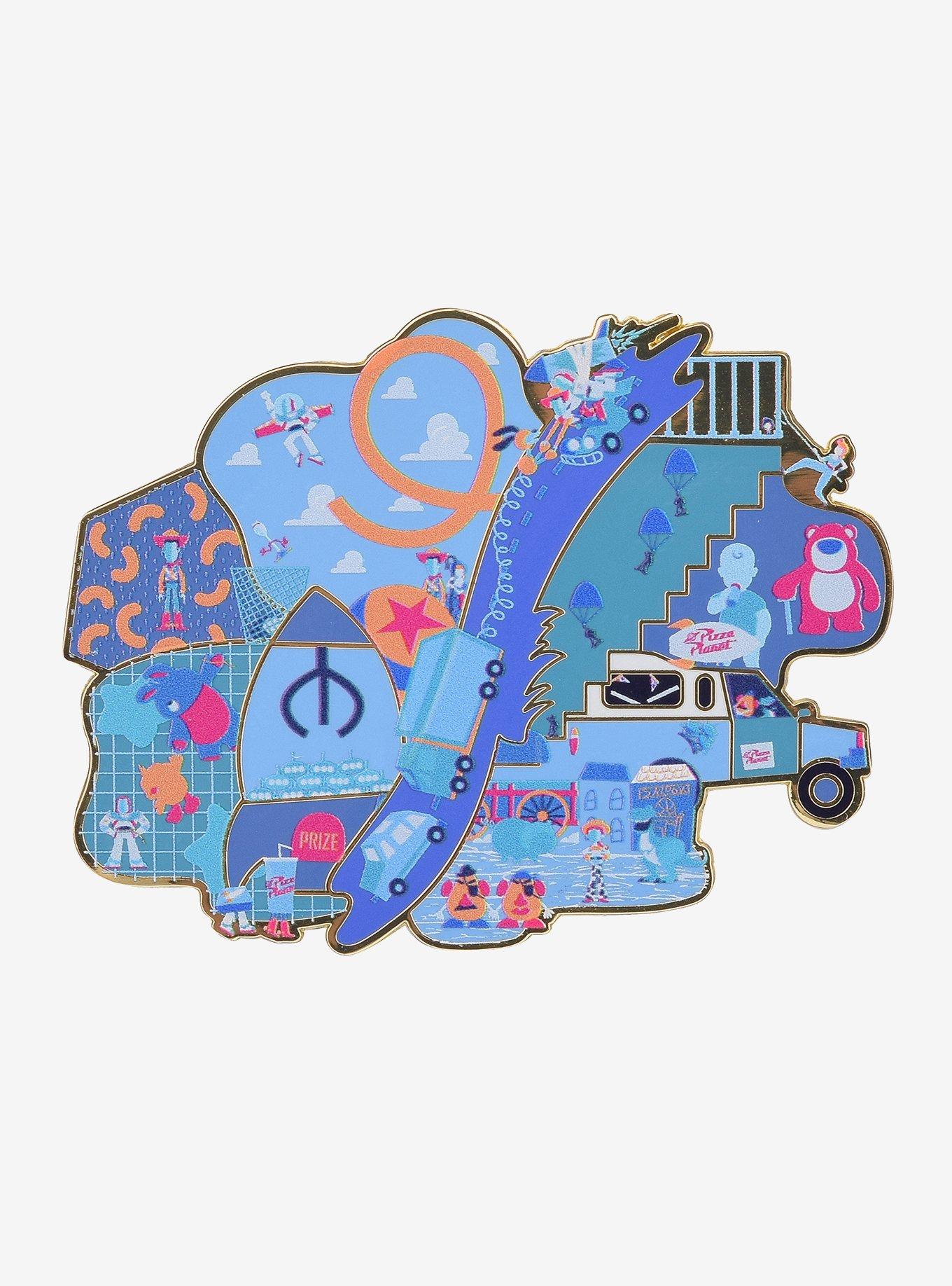 Disney Pixar Toy Story Scenic Collage Enamel Pin - BoxLunch Exclusive, , hi-res