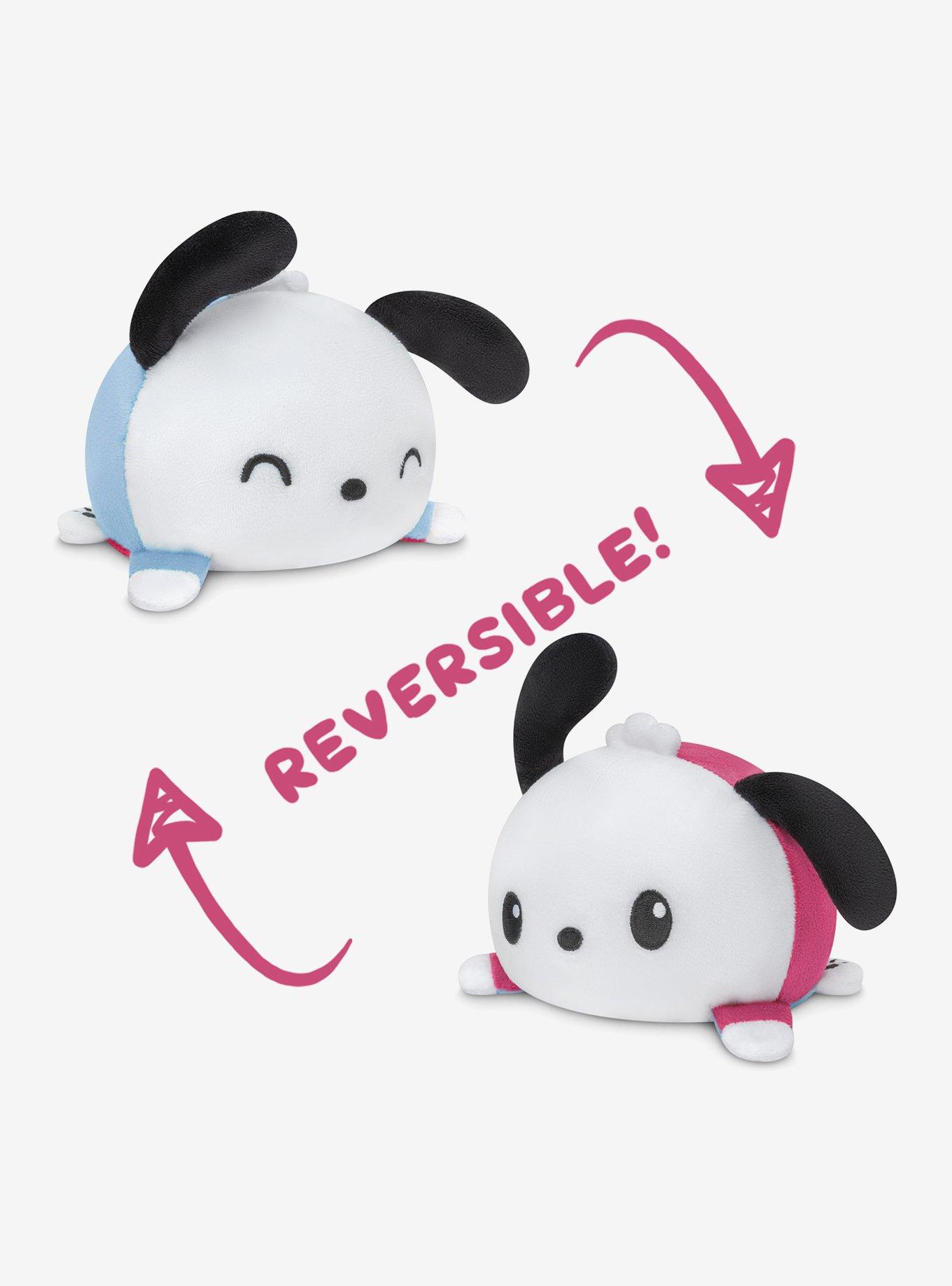 Tee Turtle Sanrio Pochacco Pink & Blue Outfit Reversible 5 Inch Plush, , hi-res