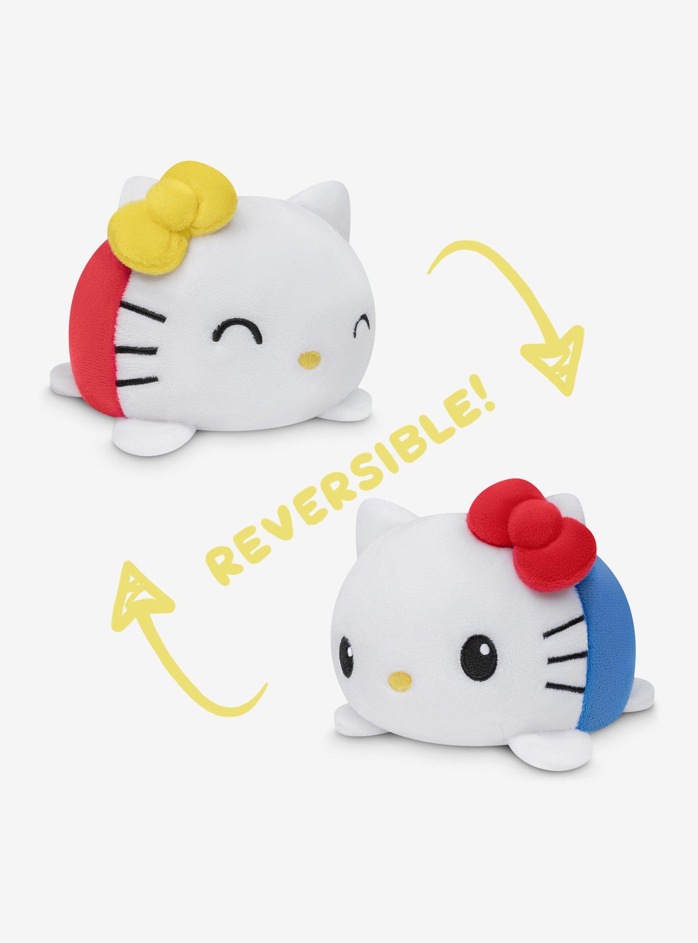Tee Turtle Sanrio Hello Kitty Red & Blue Outfit Reversible 5 Inch Plush, , hi-res