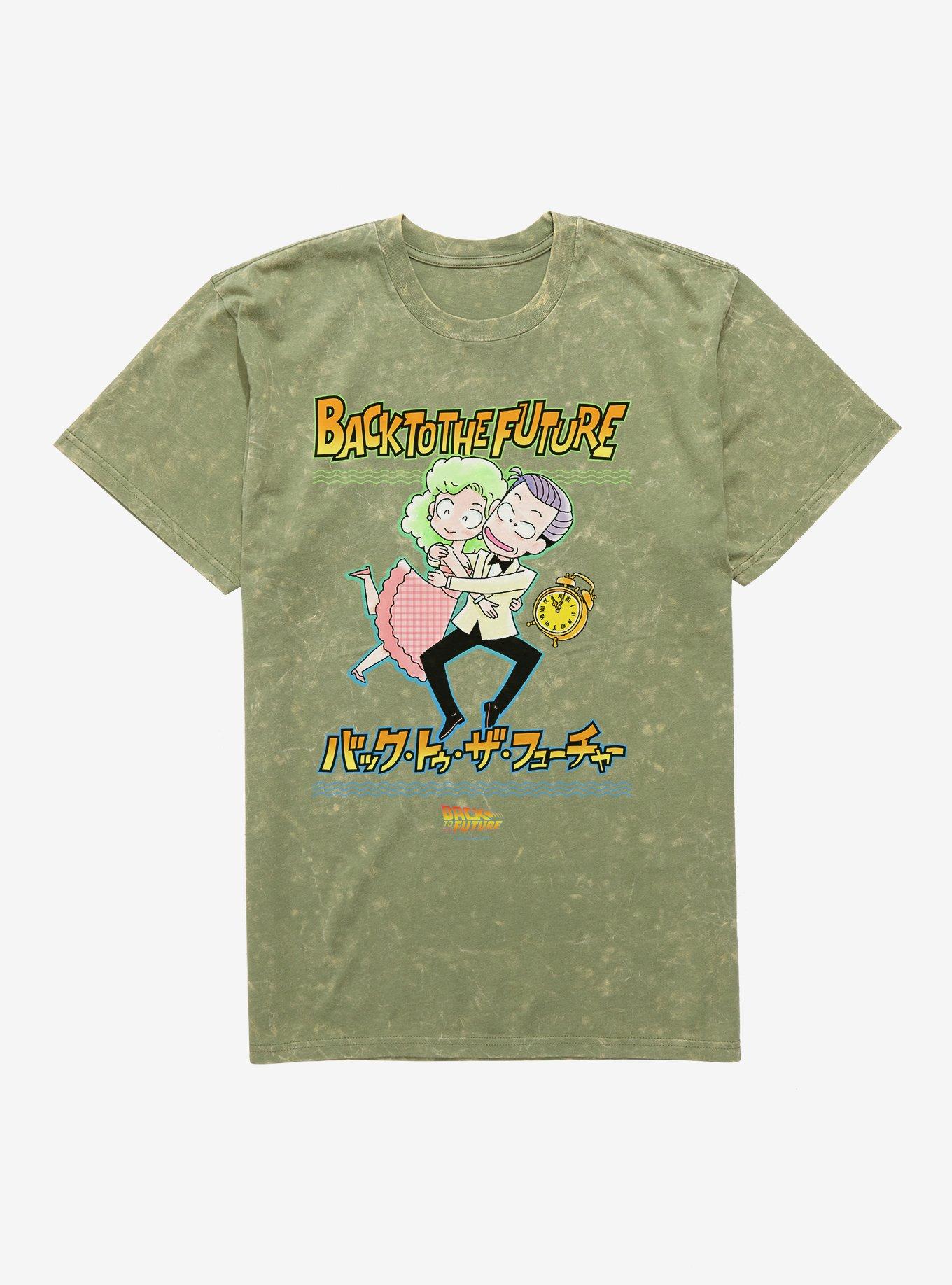 Back To The Future Anime Enchantment Under Sea Mineral Wash T-Shirt