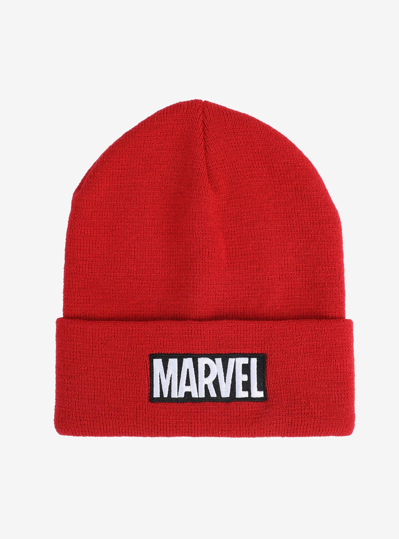 Marvel Logo Beanie, , hi-res