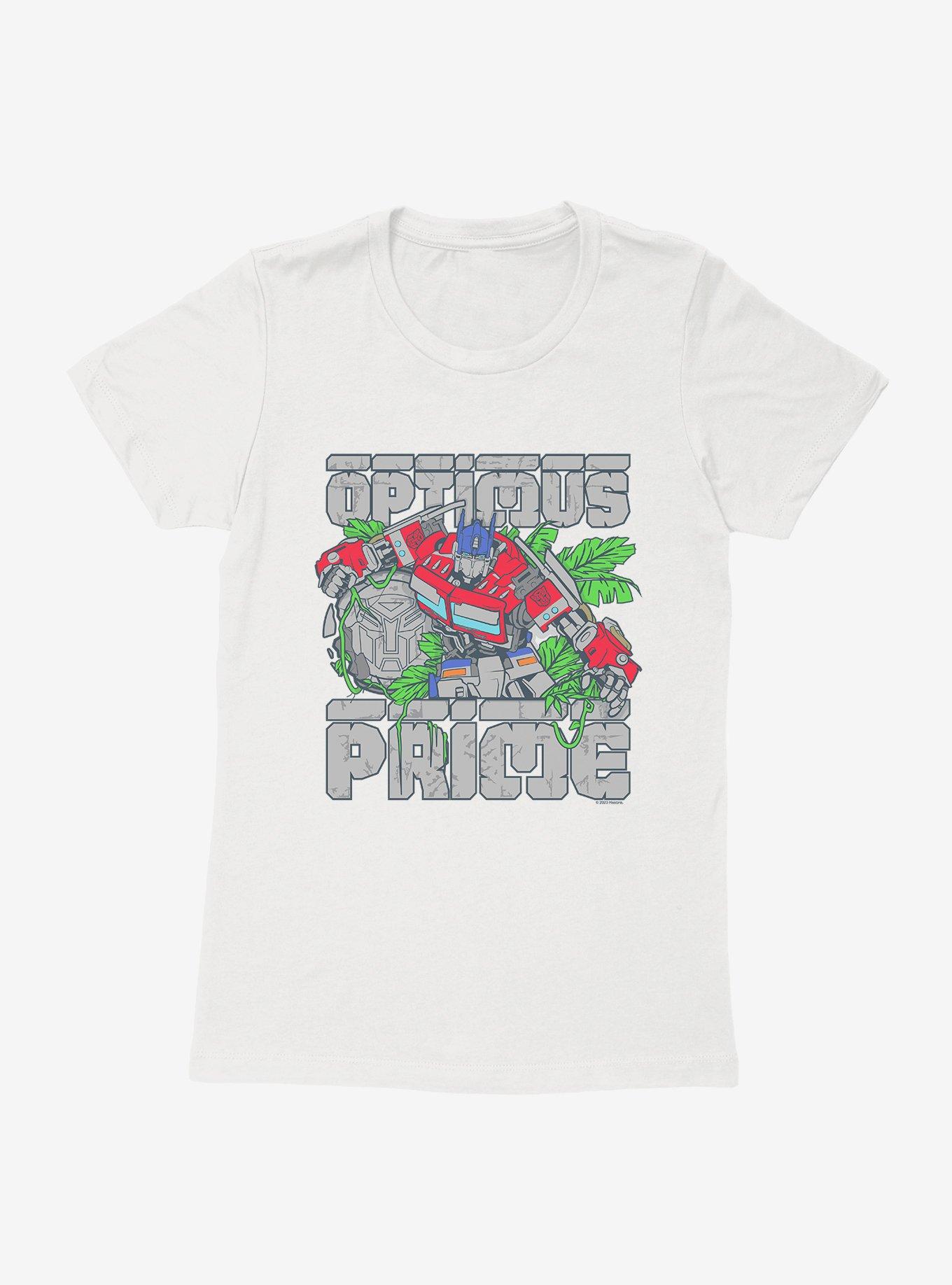 Transformers: Rise Of The Beasts Optimus Prime Jungle Womens T-Shirt