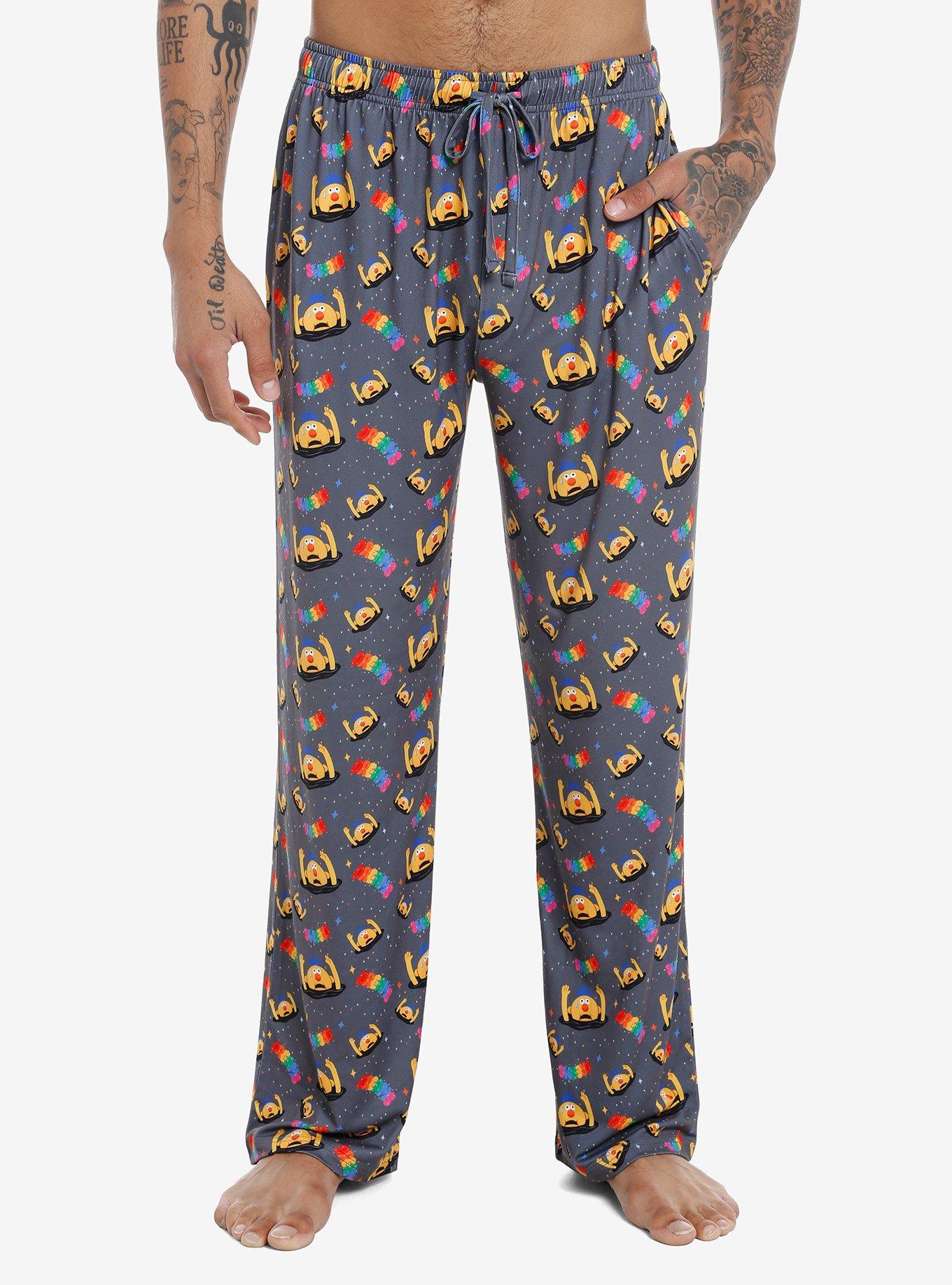 Men's Adult Garfield Orange Sleep Pants- Small