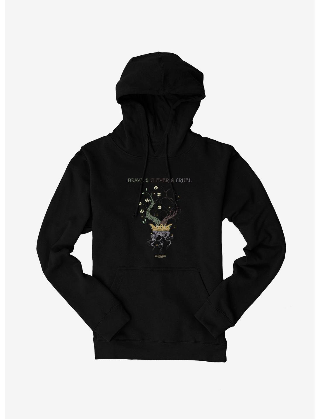 The Cruel Prince Sinister Enchantment Collection: Brave Clever Cruel Hoodie , BLACK, hi-res