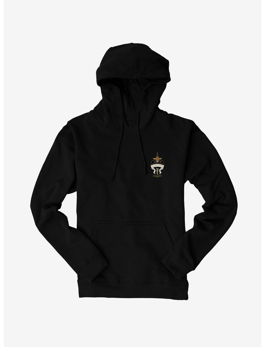 The Cruel Prince Sinister Enchantment Collection: Left My Heart In Elfhame Hoodie , BLACK, hi-res
