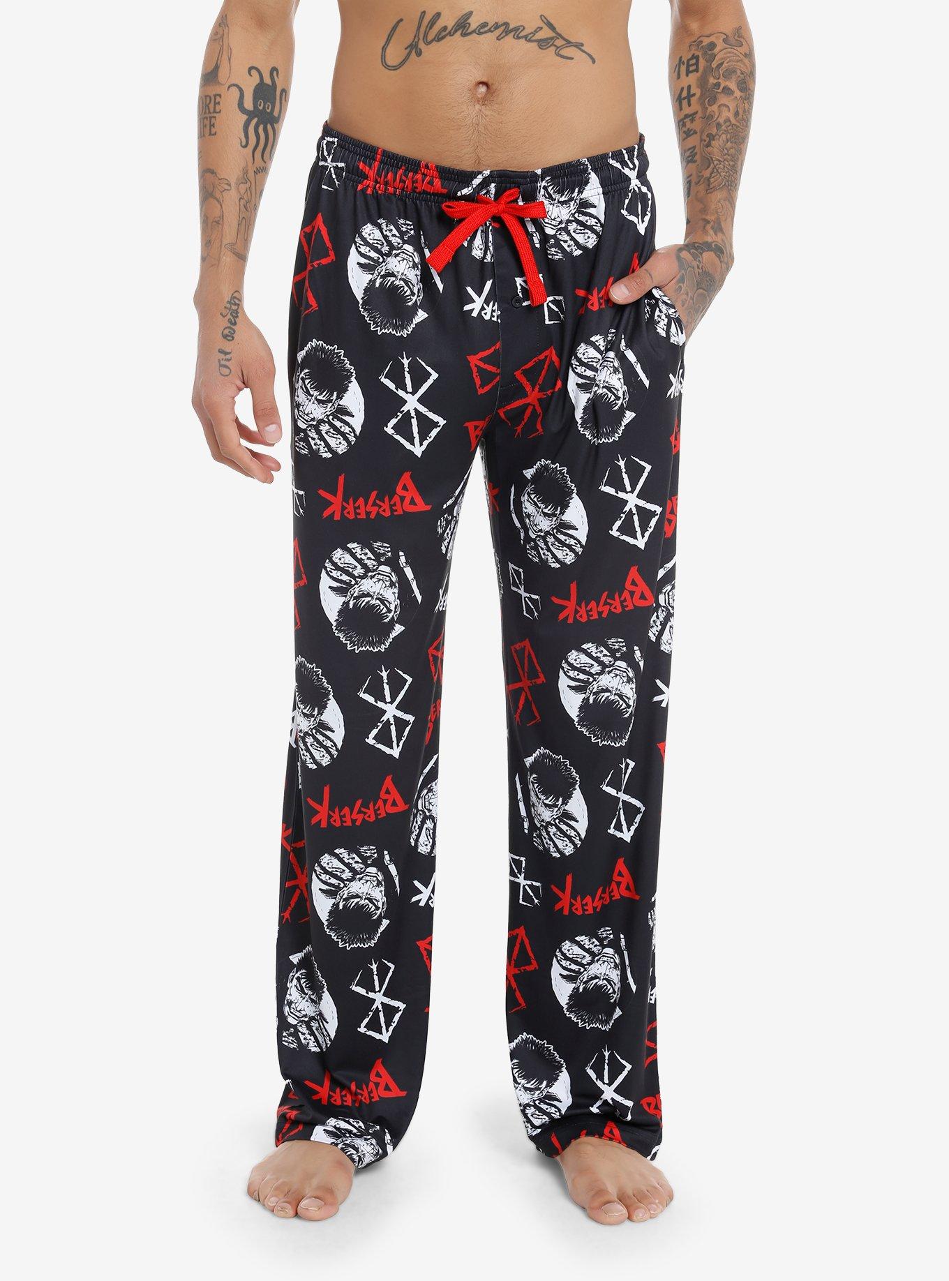 Berserk Print Sweatpants, High Quality Anime Sweatpants