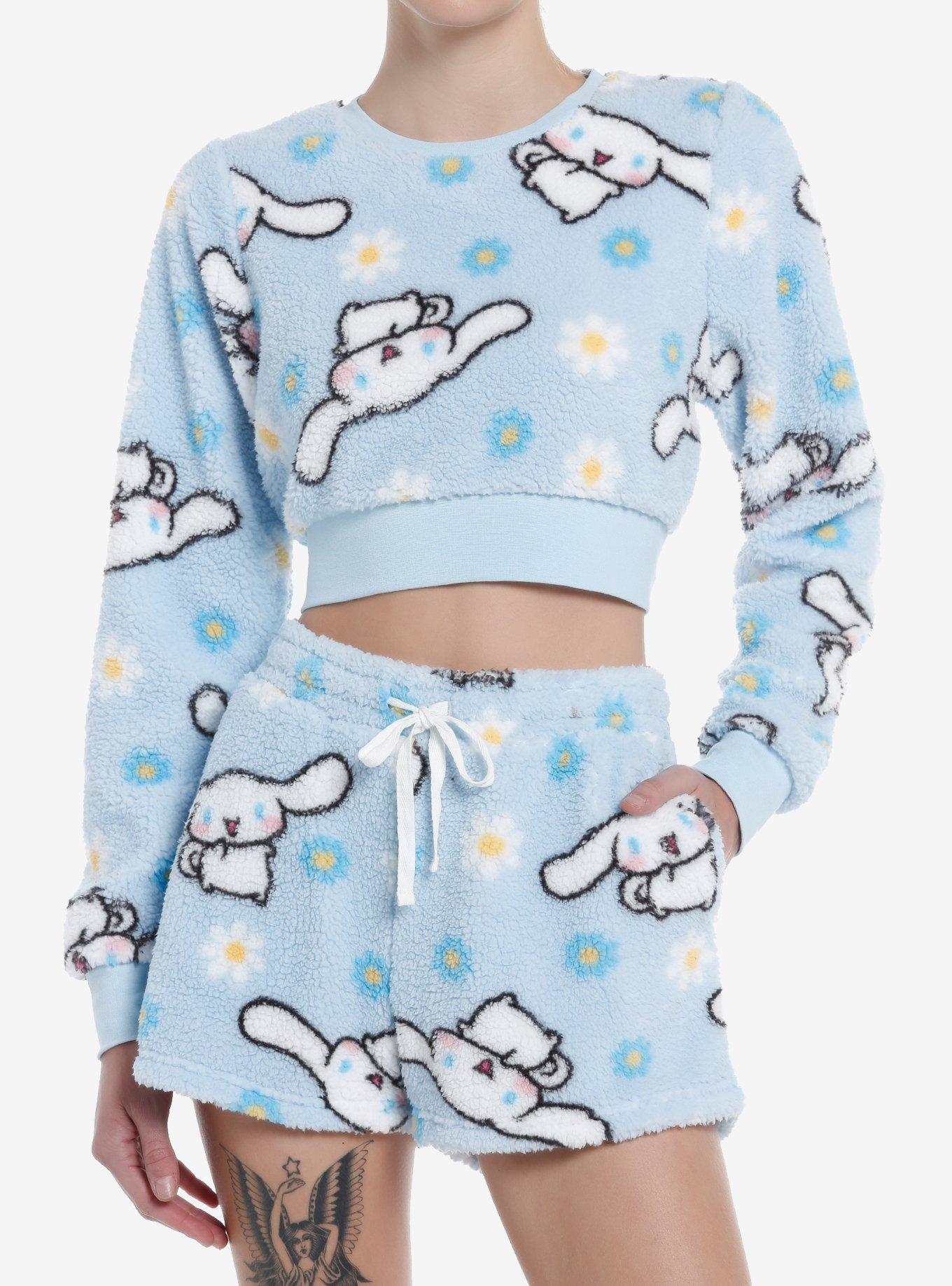 Mon Petit Girls Kitty Sherpa Pajama Set