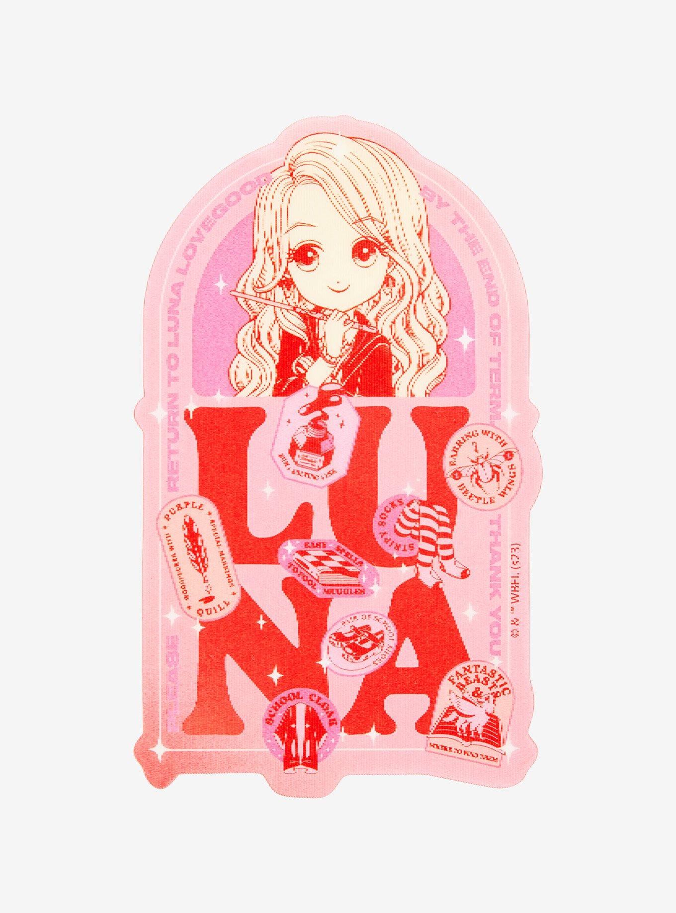 Harry Potter Luna Lovegood Lenticular Portrait Sticker - BoxLunch Exclusive, , hi-res