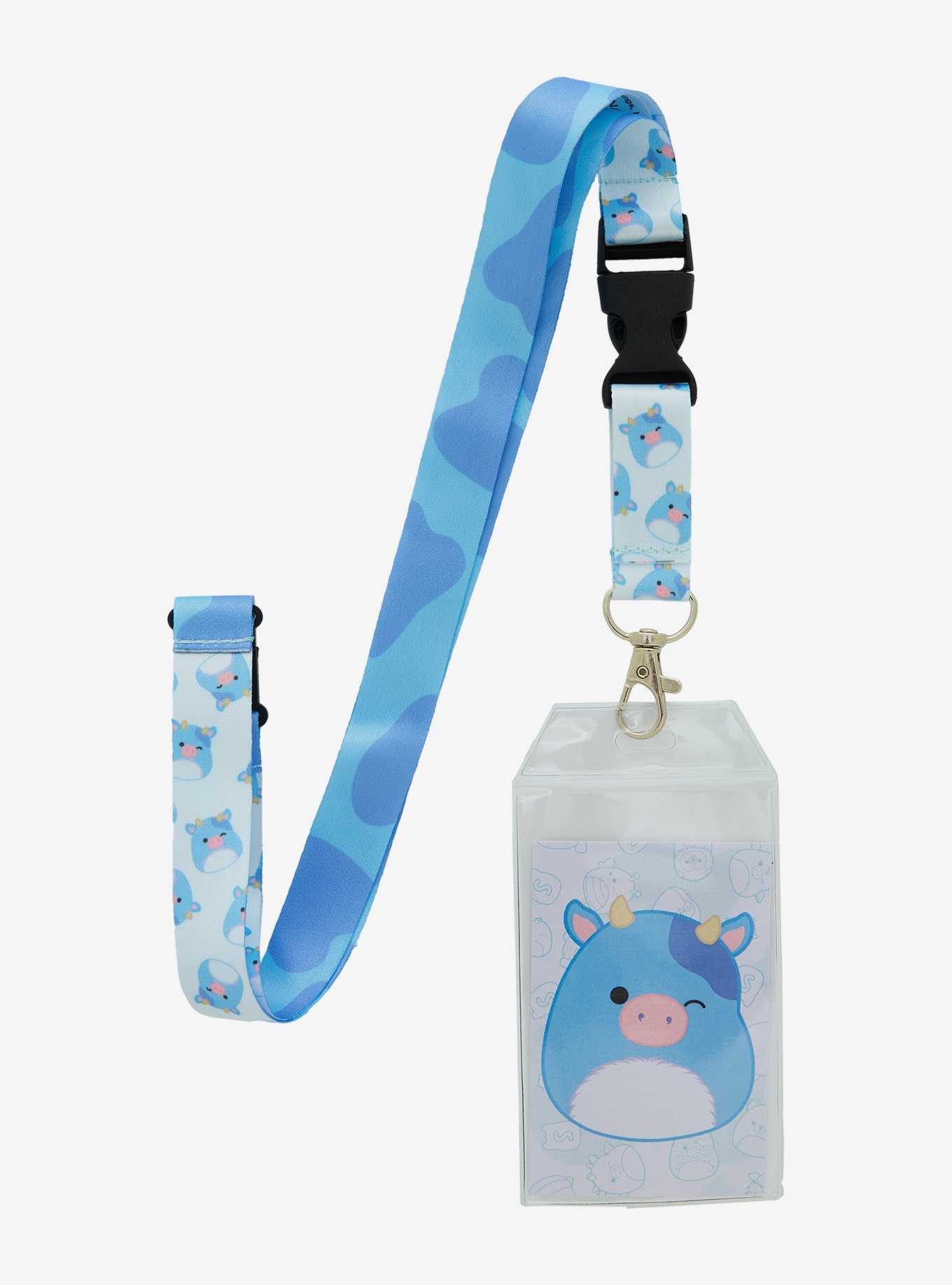Squishmallows Clayton the Cow Lanyard - BoxLunch Exclusive, , hi-res