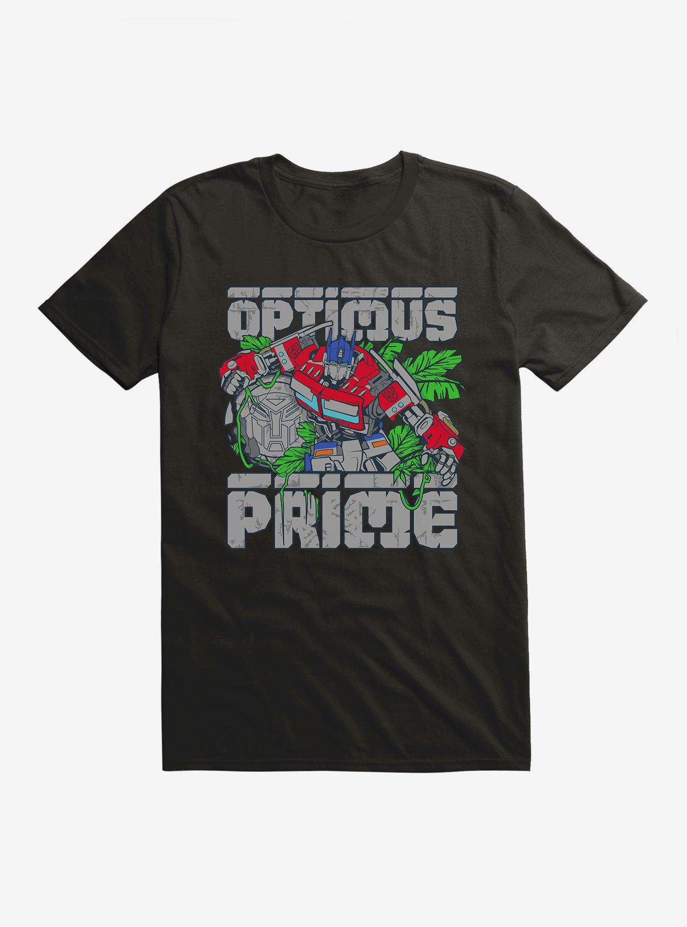 Transformers: Rise Of The Beasts Optimus Prime Jungle T-Shirt