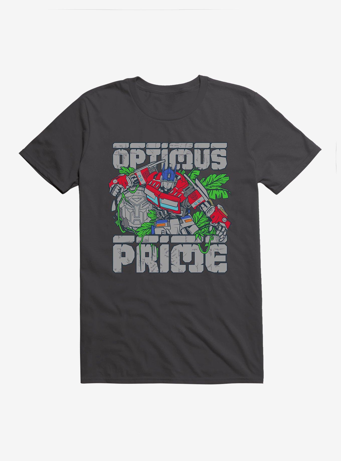Transformers: Rise Of The Beasts Optimus Prime Jungle T-Shirt