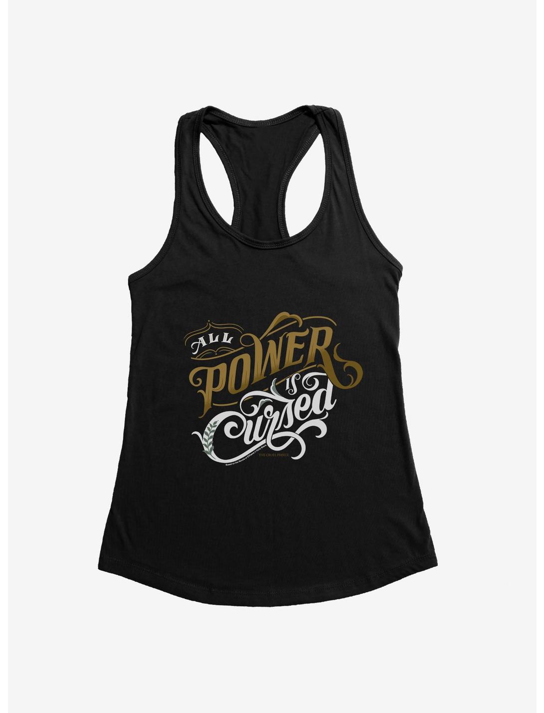The Cruel Prince Sinister Enchantment Collection: All Power Is Cursed Womens Tank Top , BLACK, hi-res
