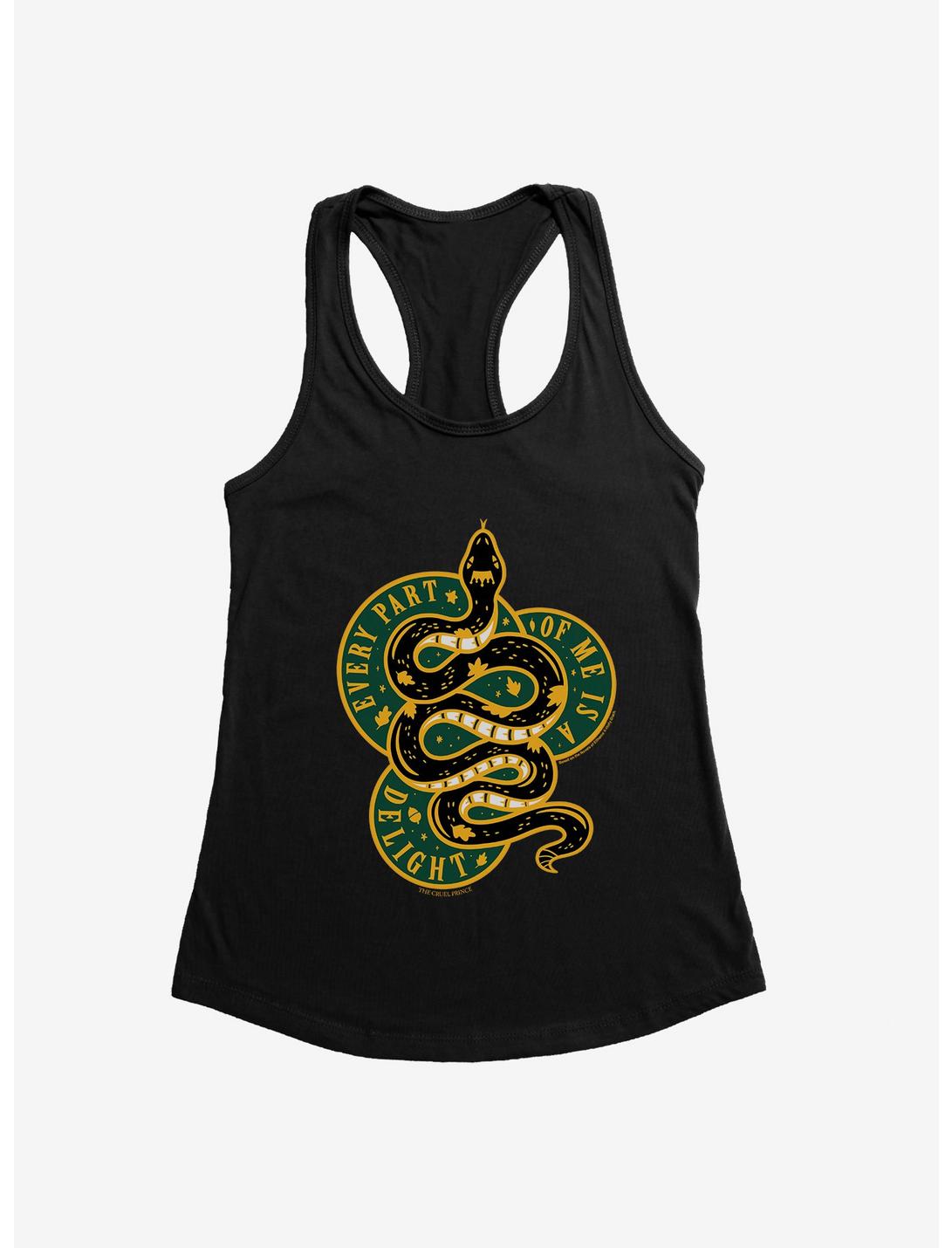 The Cruel Prince Sinister Enchantment Collection: Snake Delight Womens Tank Top , BLACK, hi-res