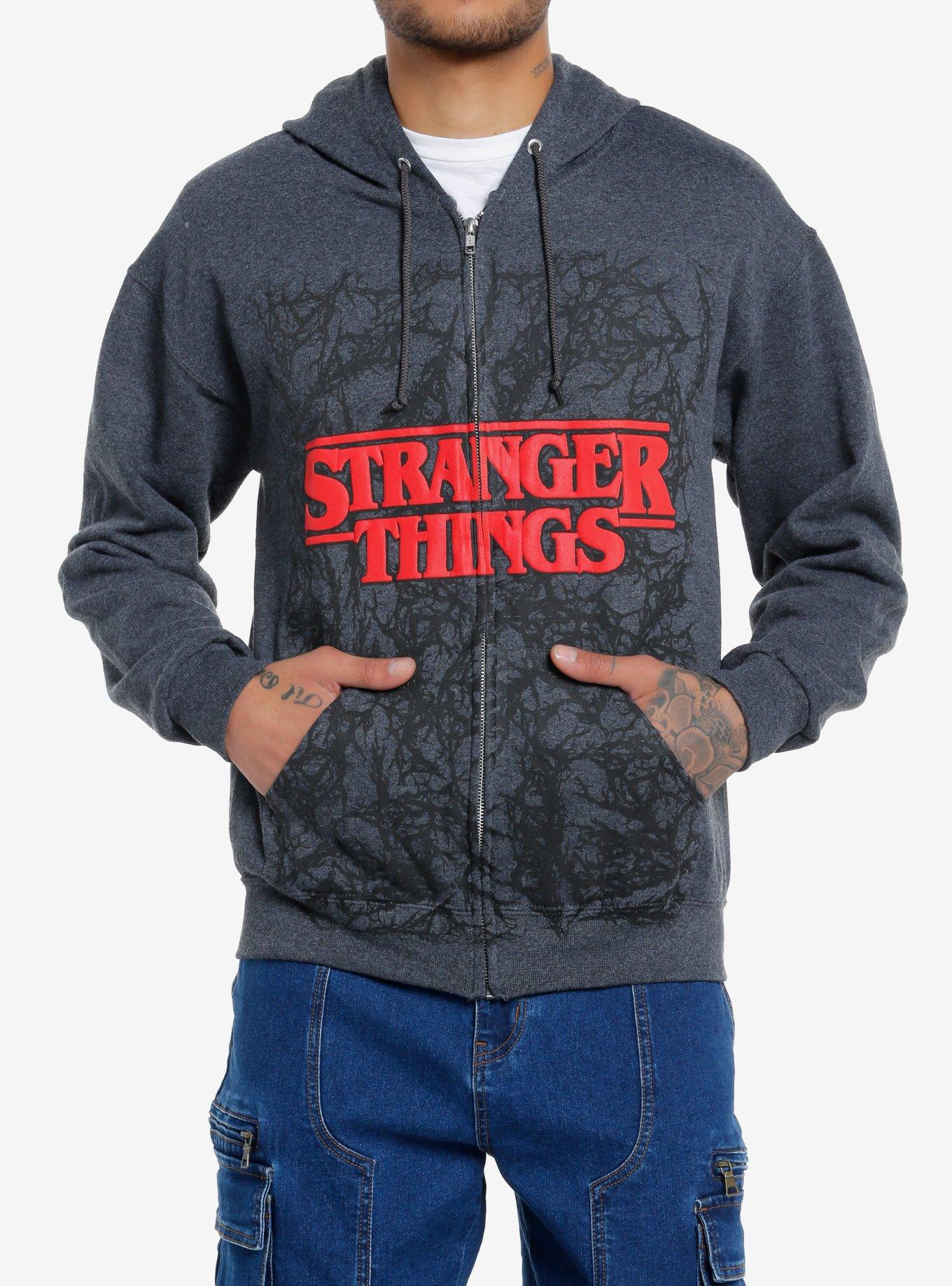 Stranger Things Vecna Tendrils Logo Hoodie Hot Topic