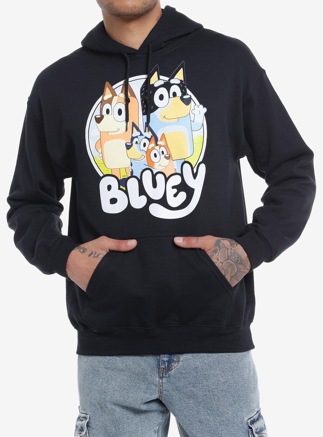 Dance Mode Bluey Adult Shirt Sweatshirt Hoodie Black - iTeeUS