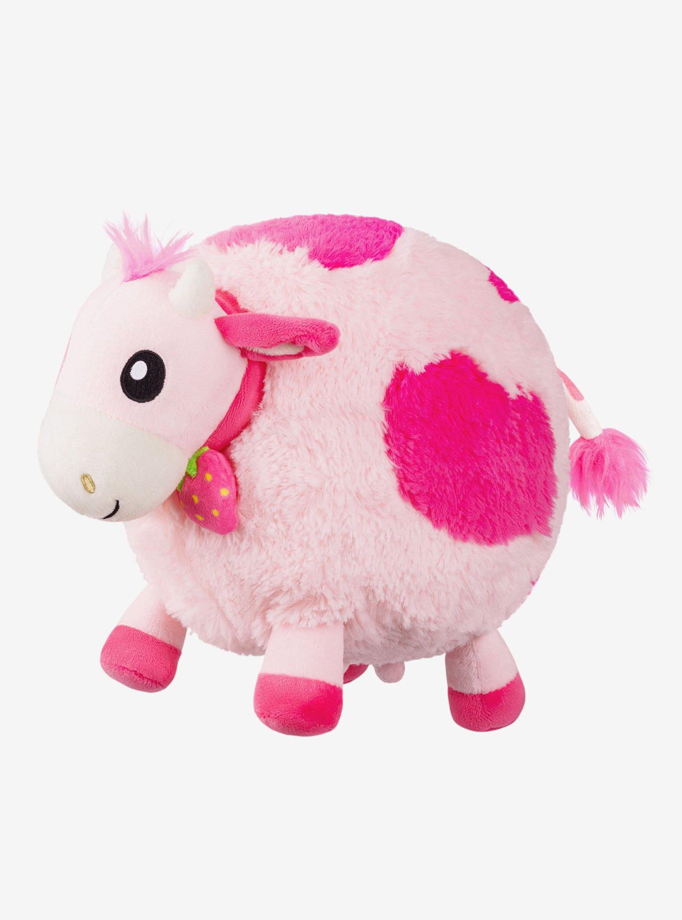 Squishable Strawberry Cow Mini Plush