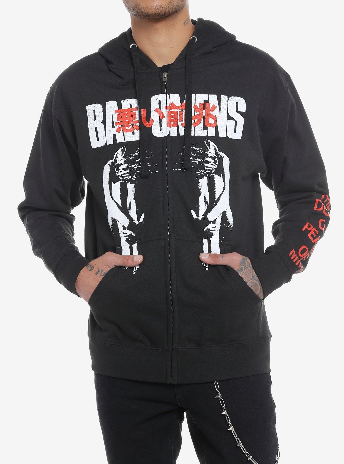 Bad Omens The Death Of Peace Of Mind Mirror Image Hoodie Hot Topic