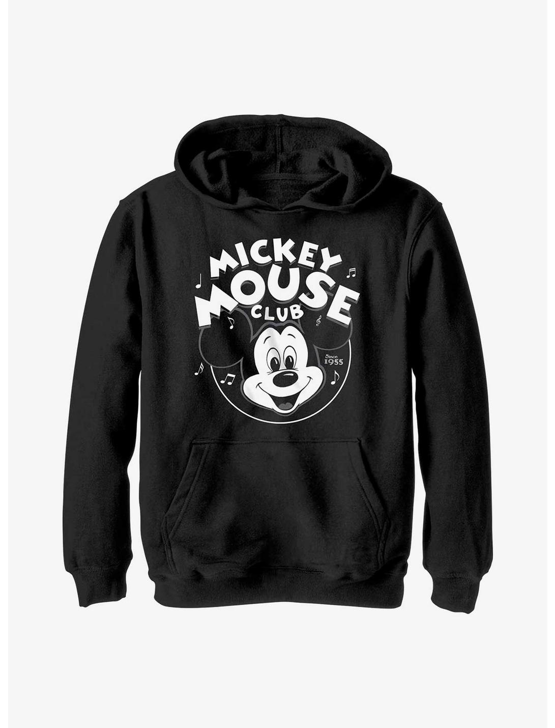 Disney100 Mickey Mouse Club Youth Hoodie, BLACK, hi-res