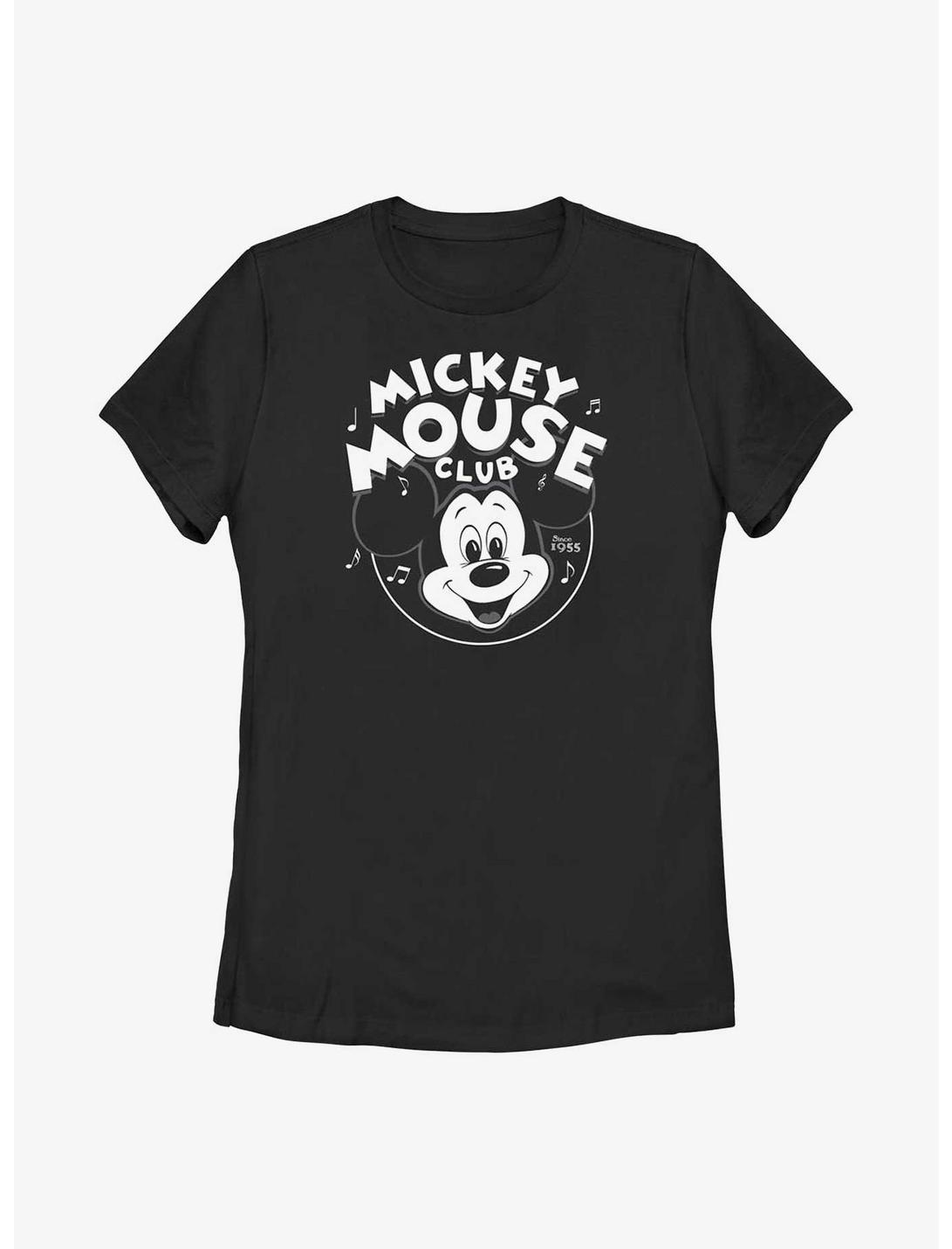 Disney100 Mickey Mouse Club Womens T-Shirt, BLACK, hi-res