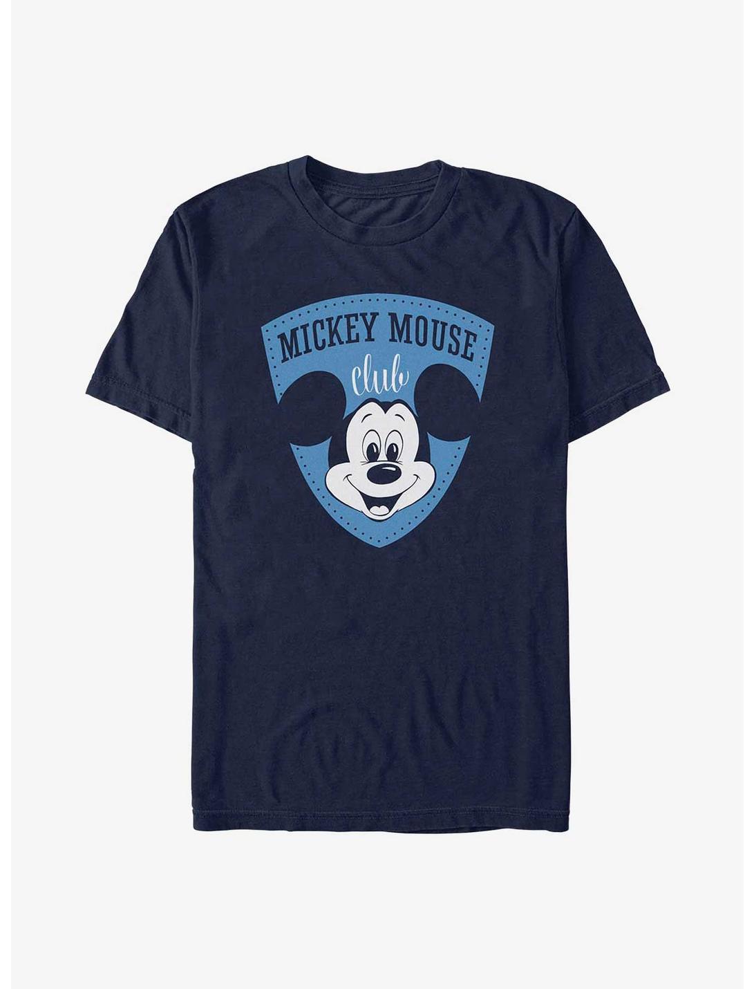 Disney100 Mickey Mouse Club Shield T-Shirt, NAVY, hi-res