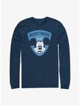 Disney100 Mickey Mouse Club Shield Long-Sleeve T-Shirt, NAVY, hi-res
