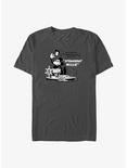 Disney100 Mickey Mouse Steamboat Willie T-Shirt, CHARCOAL, hi-res
