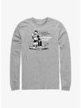 Disney100 Mickey Mouse Steamboat Willie Long-Sleeve T-Shirt, ATH HTR, hi-res