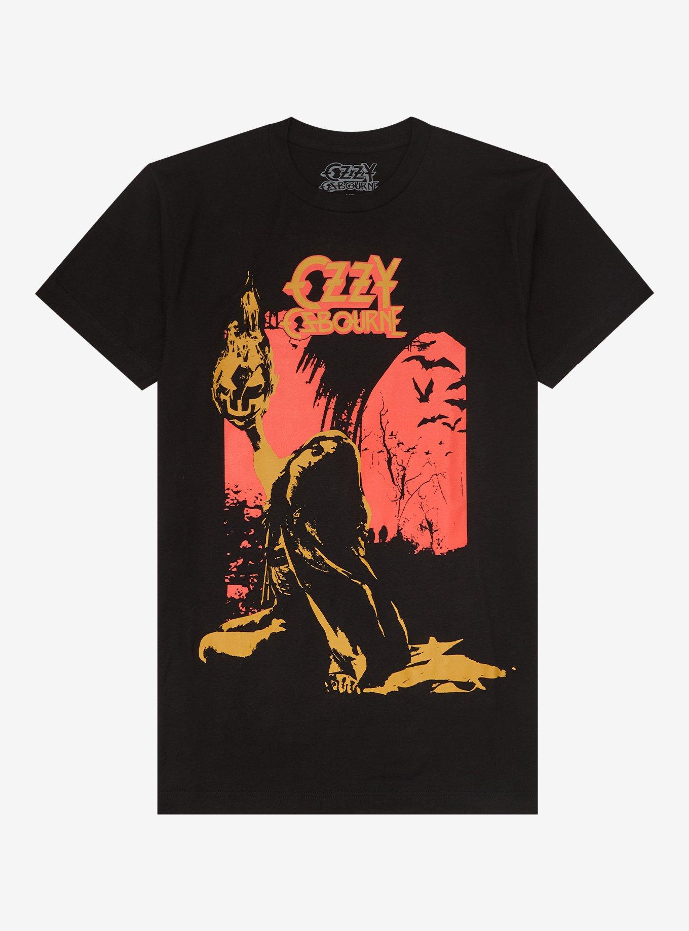 Ozzy Osbourne Blizzard Of Ozz Bats Boyfriend Fit Girls T-Shirt