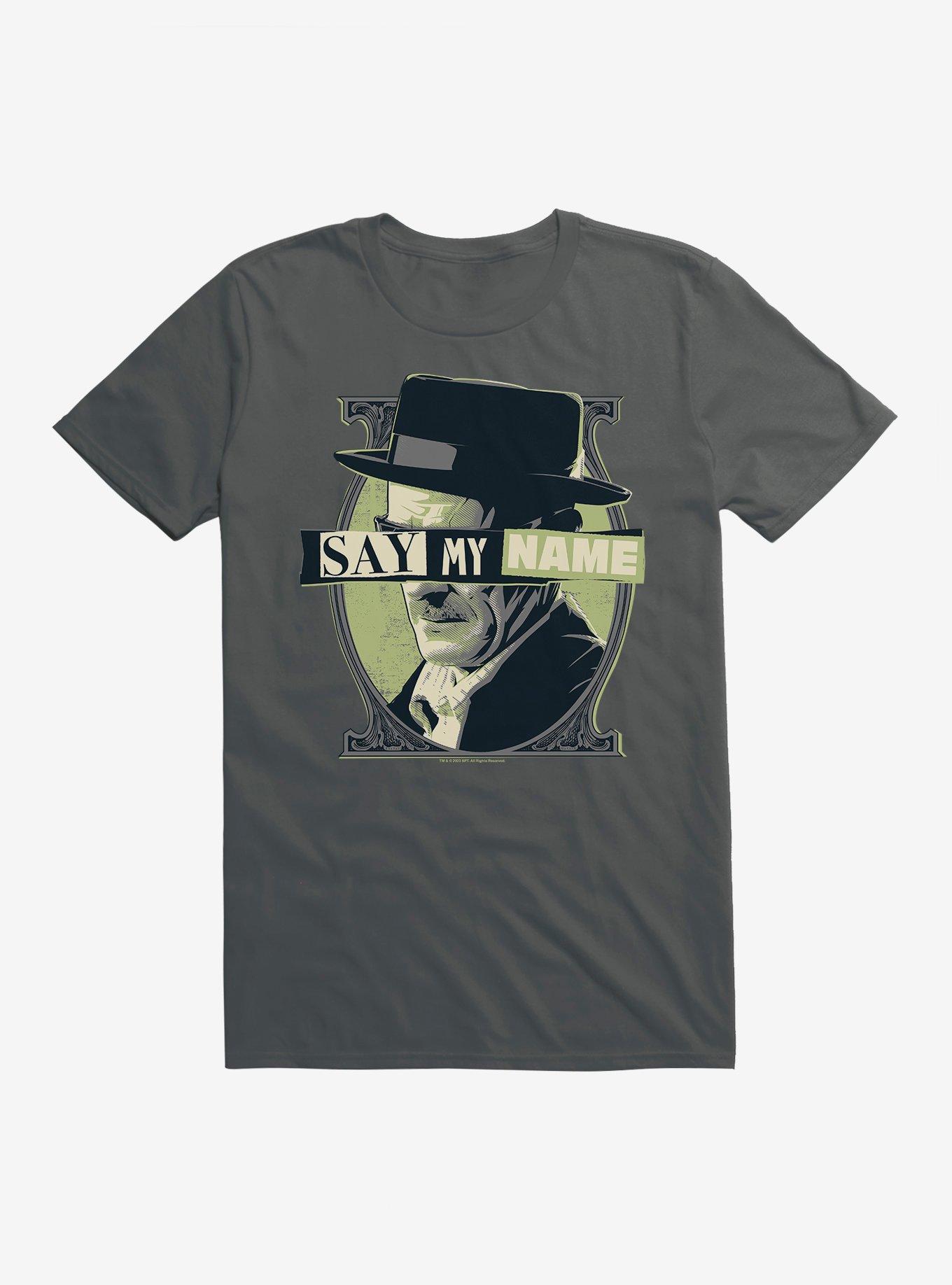 Breaking Bad Say My Name T-Shirt, CHARCOAL, hi-res