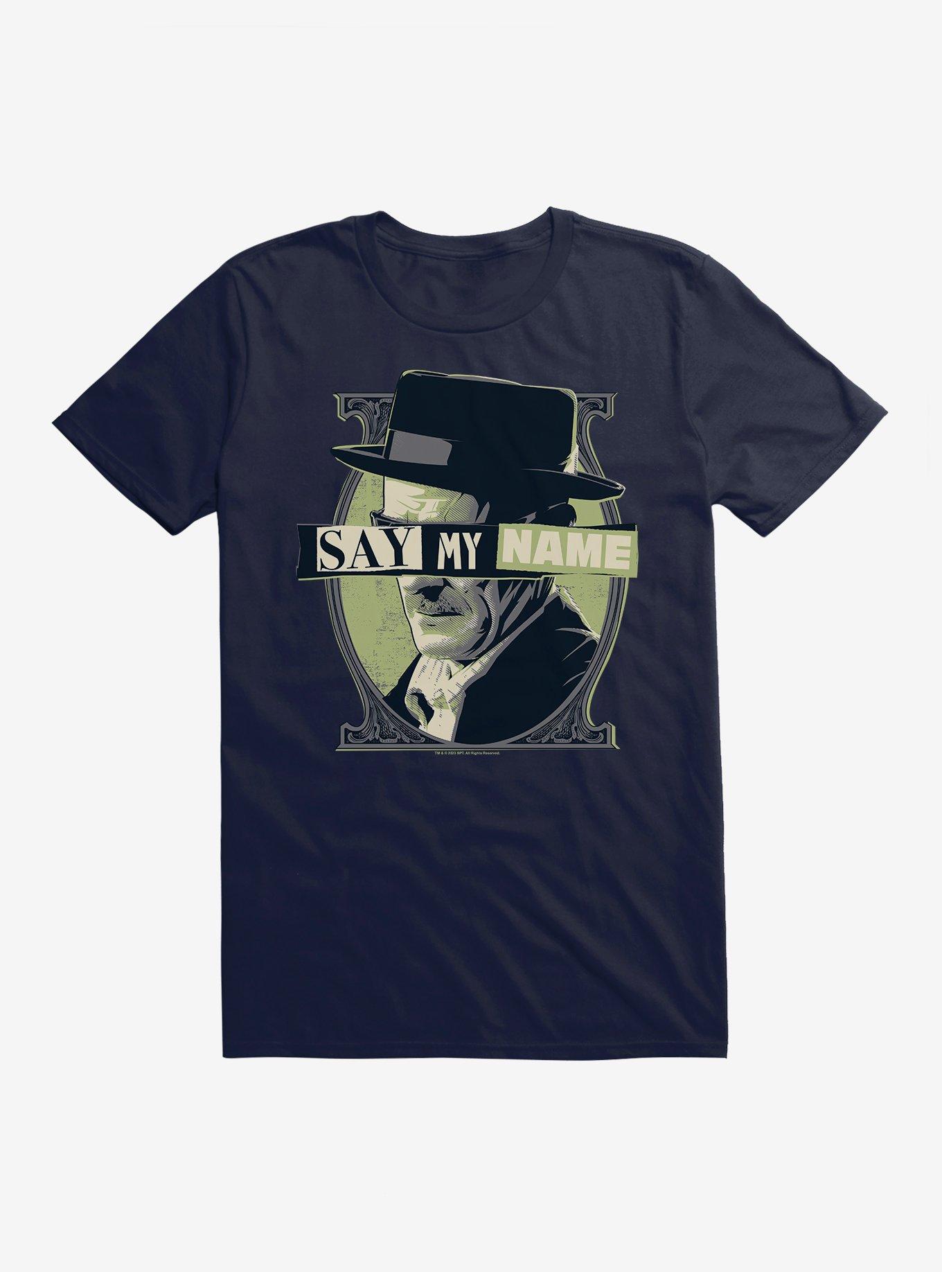 Breaking Bad Say My Name T-Shirt, NAVY, hi-res