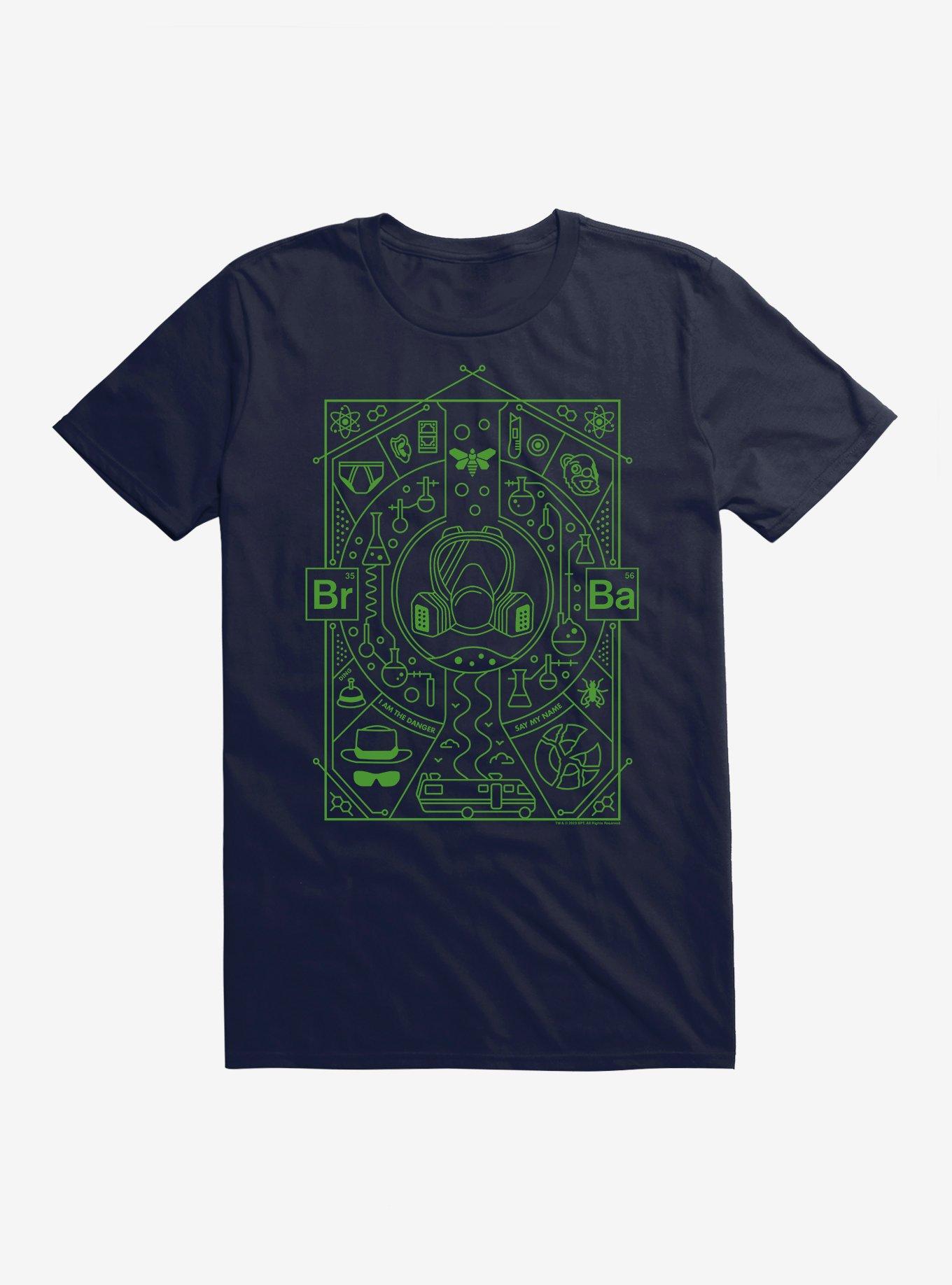 Breaking Bad Icons T-Shirt, NAVY, hi-res