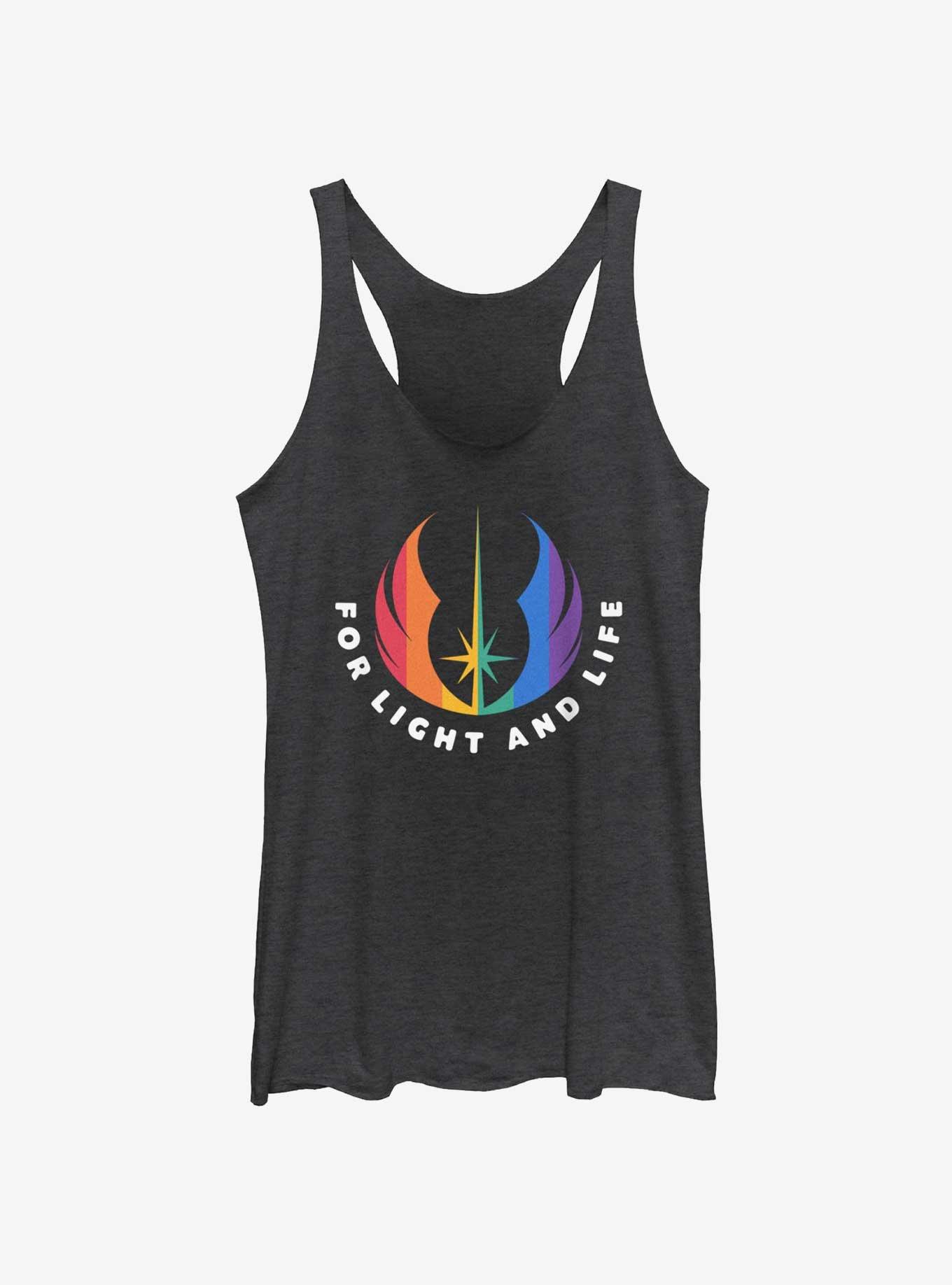 Star Wars For Light And Life Pride Tank Top, BLK HTR, hi-res