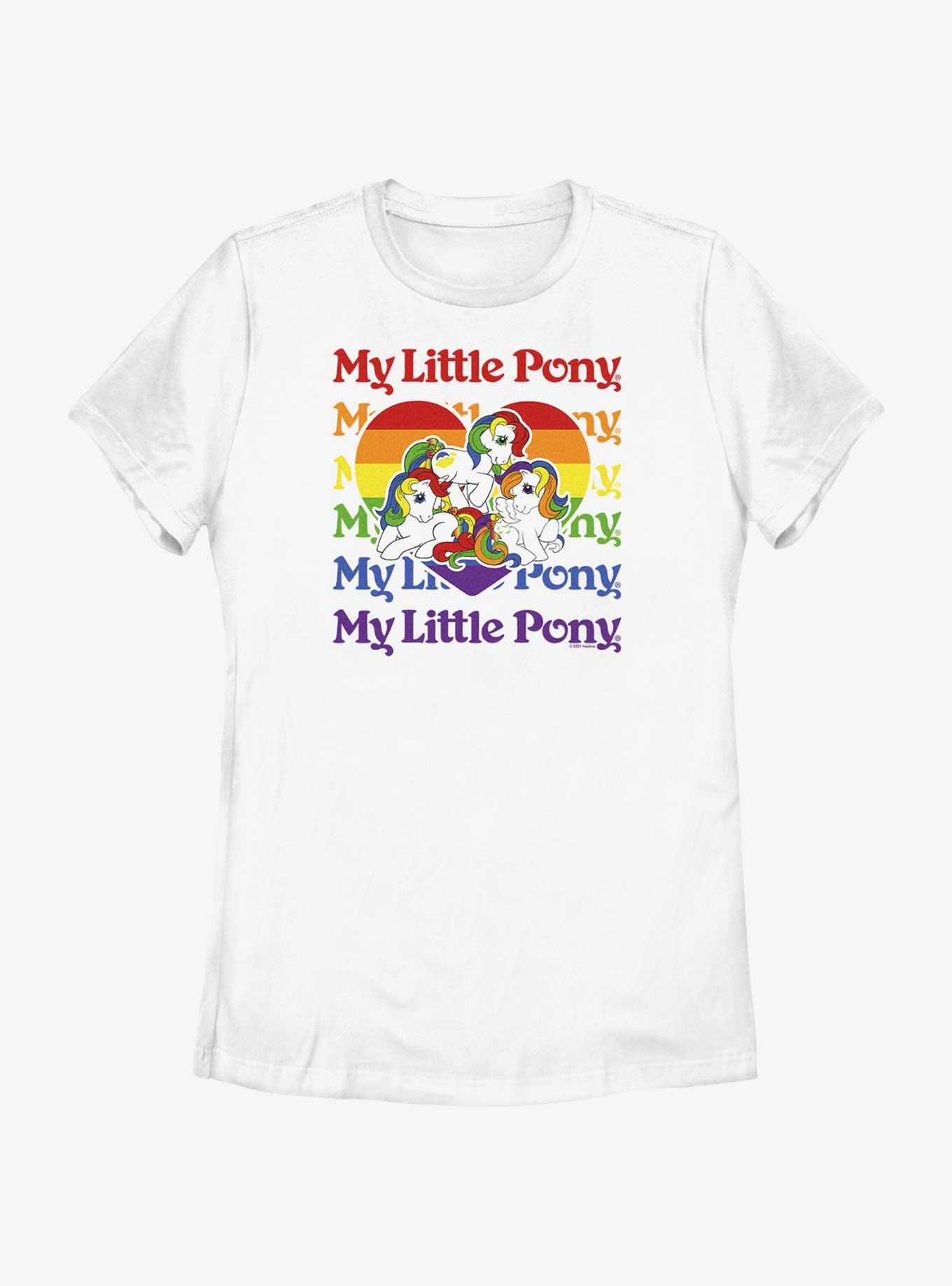 My Little Pony Rainbow Name Stack Pride T-Shirt, , hi-res