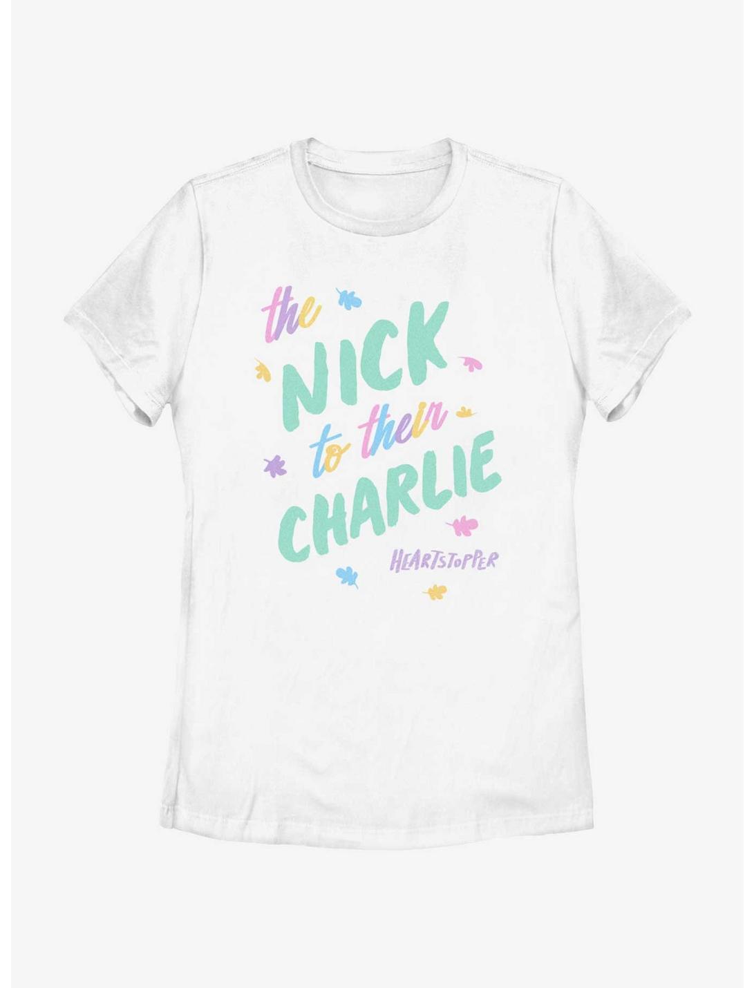 Heartstopper Nick To Charlie Pride T-Shirt, WHITE, hi-res
