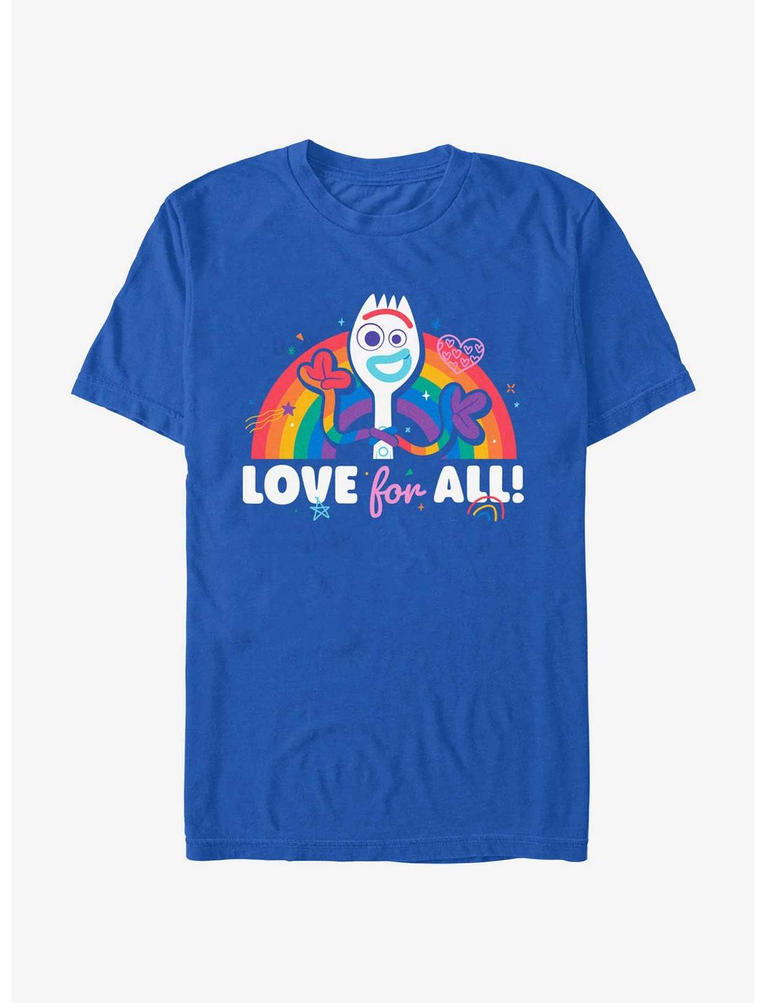 Disney Pixar Toy Story 4 Forky Love Pride T-Shirt, ROYAL, hi-res