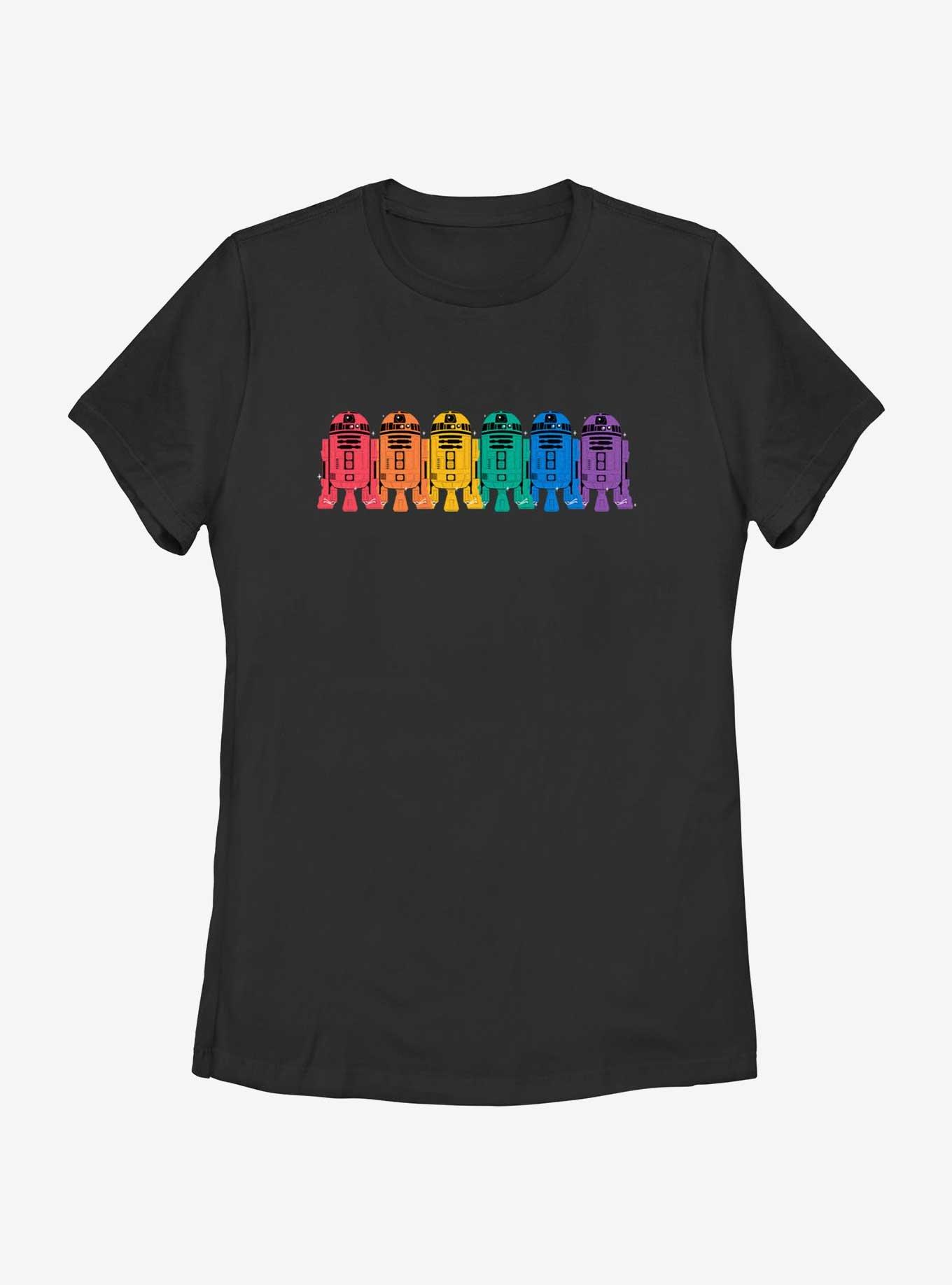 Star Wars R2D2 Overlap Rainbow Pride T-Shirt, , hi-res