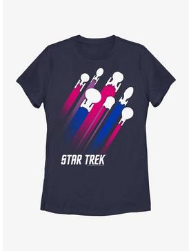 Star Trek Bisexual Flag Streaks Pride T-Shirt, , hi-res