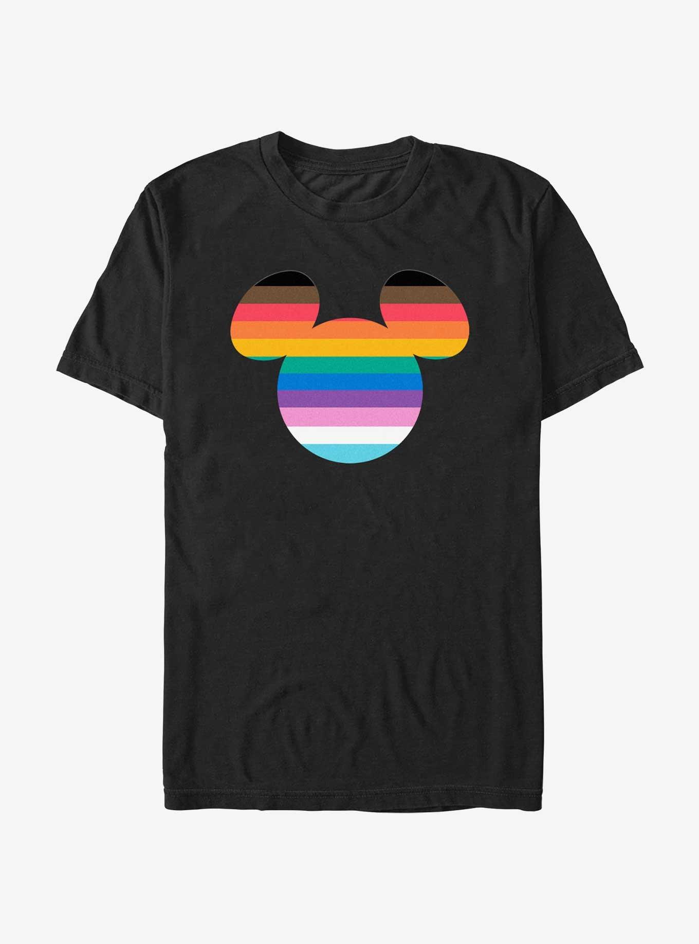 Disney Mickey Mouse Mickey Head Pride Colors T-Shirt, , hi-res