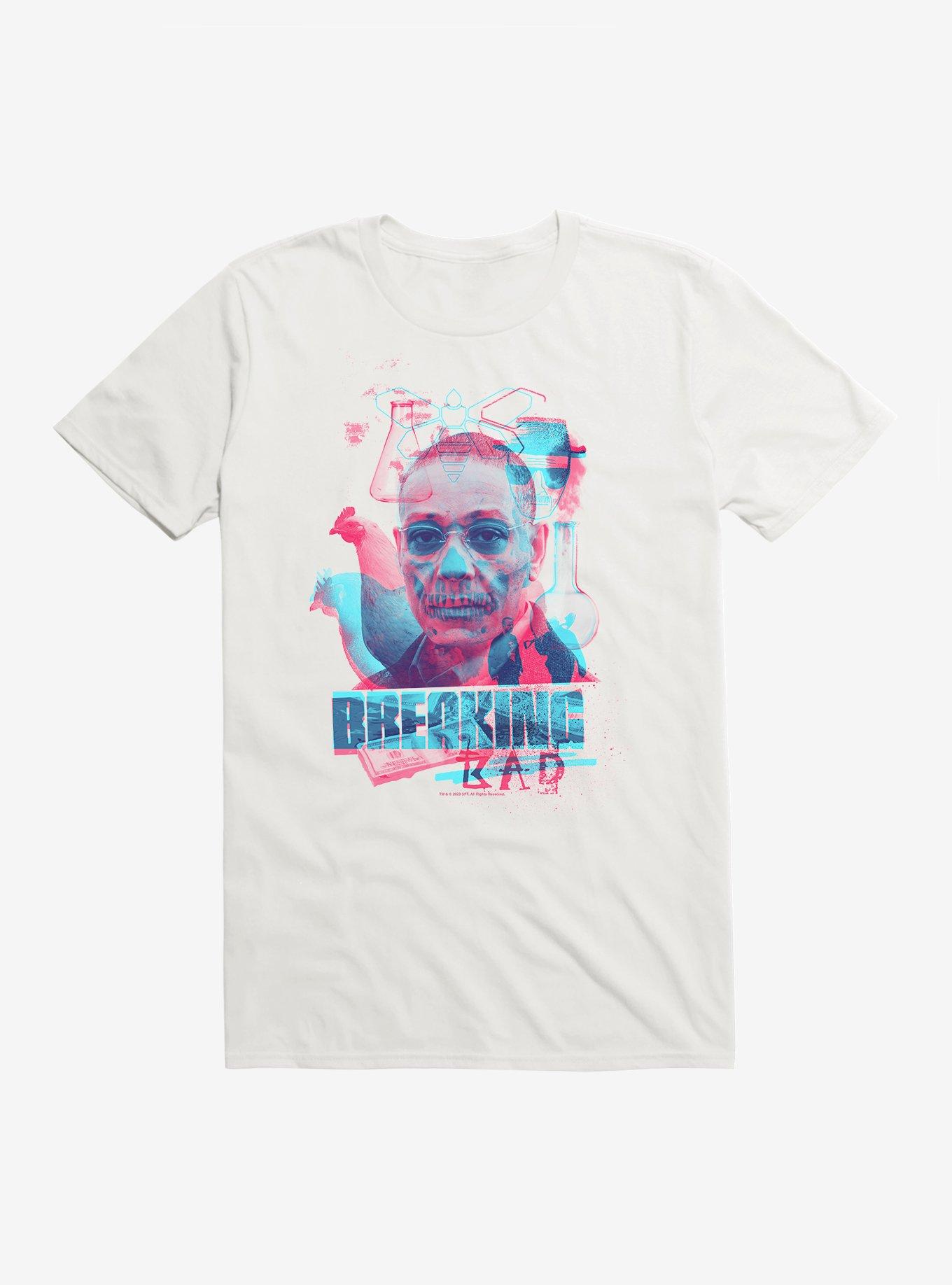 Breaking Bad Double Exposure Collage T-Shirt, WHITE, hi-res