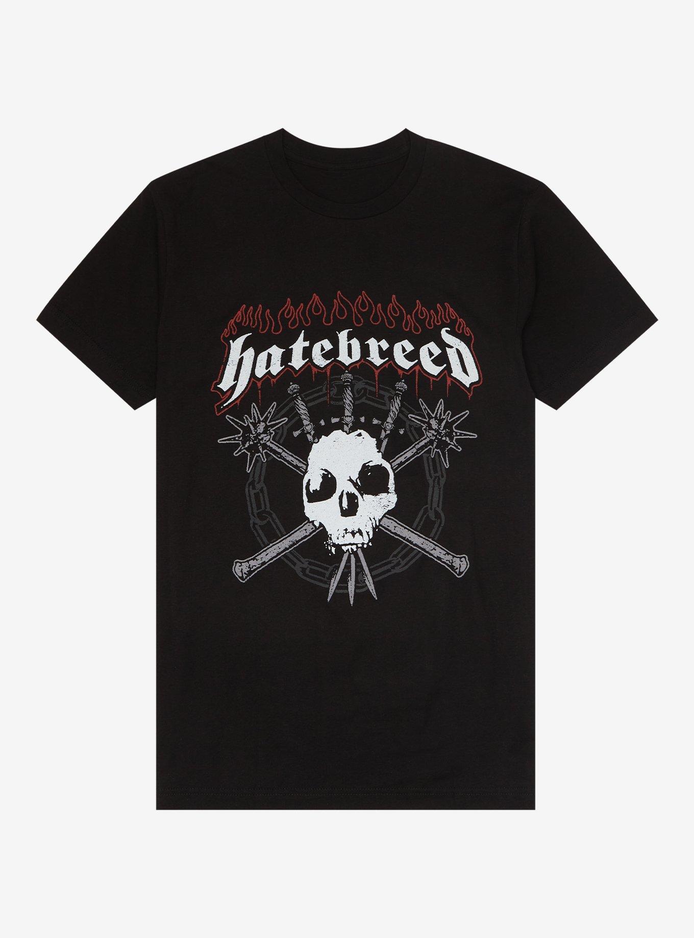 Hatebreed Flames & Skull Logo T-Shirt | Hot Topic
