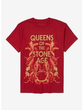 Queens Of The Stone Age Times New Roman Boyfriend Fit Girls T-Shirt, , hi-res