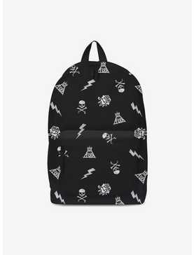 Rocksax Fall Out Boy Logo Pattern Backpack, , hi-res