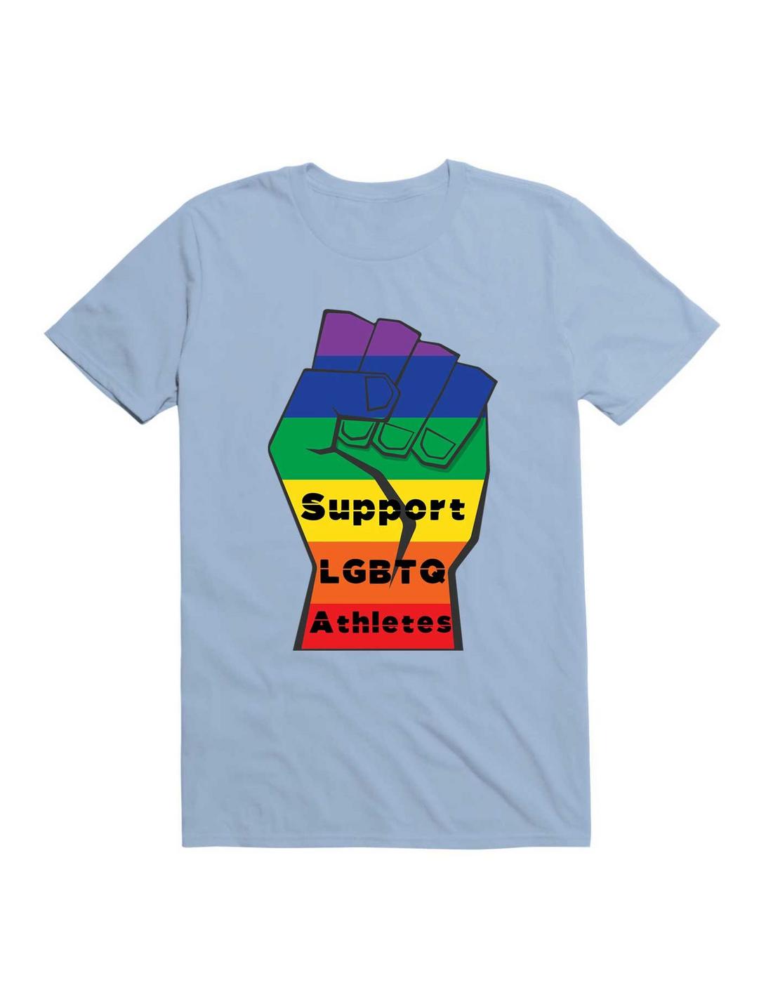 Support LGBTQ Athletes T-Shirt, , hi-res
