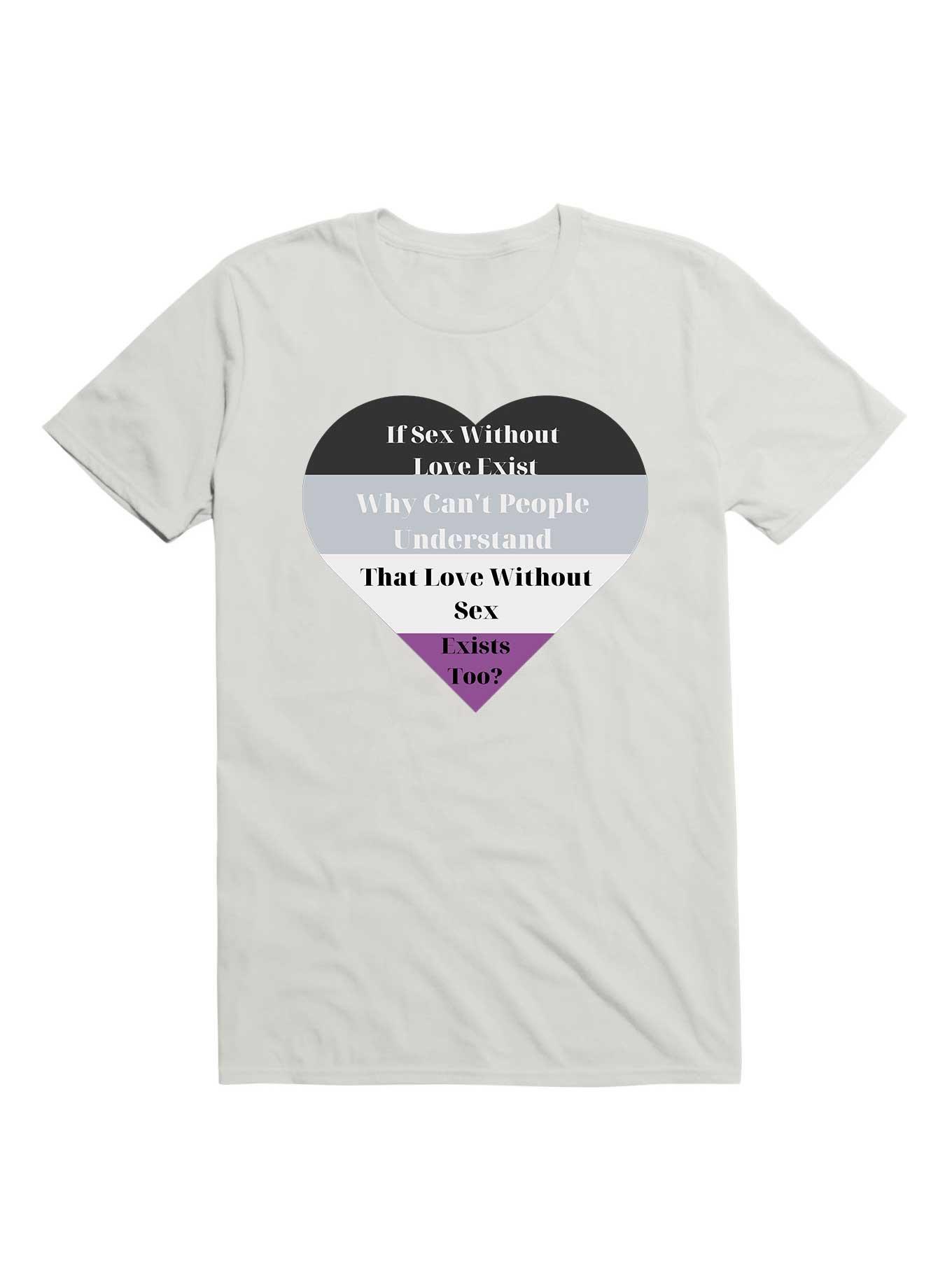 Asexual Awareness T-Shirt, WHITE, hi-res