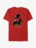 Marvel Spider-Man: Across The Spiderverse Jessica Drew Poster T-Shirt, RED, hi-res
